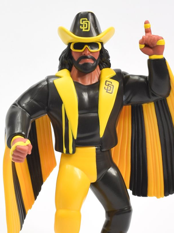 Image of Major League Baseball Big Rubber Guys "Macho Man" Randy Savage (San Diego Padres) Figure