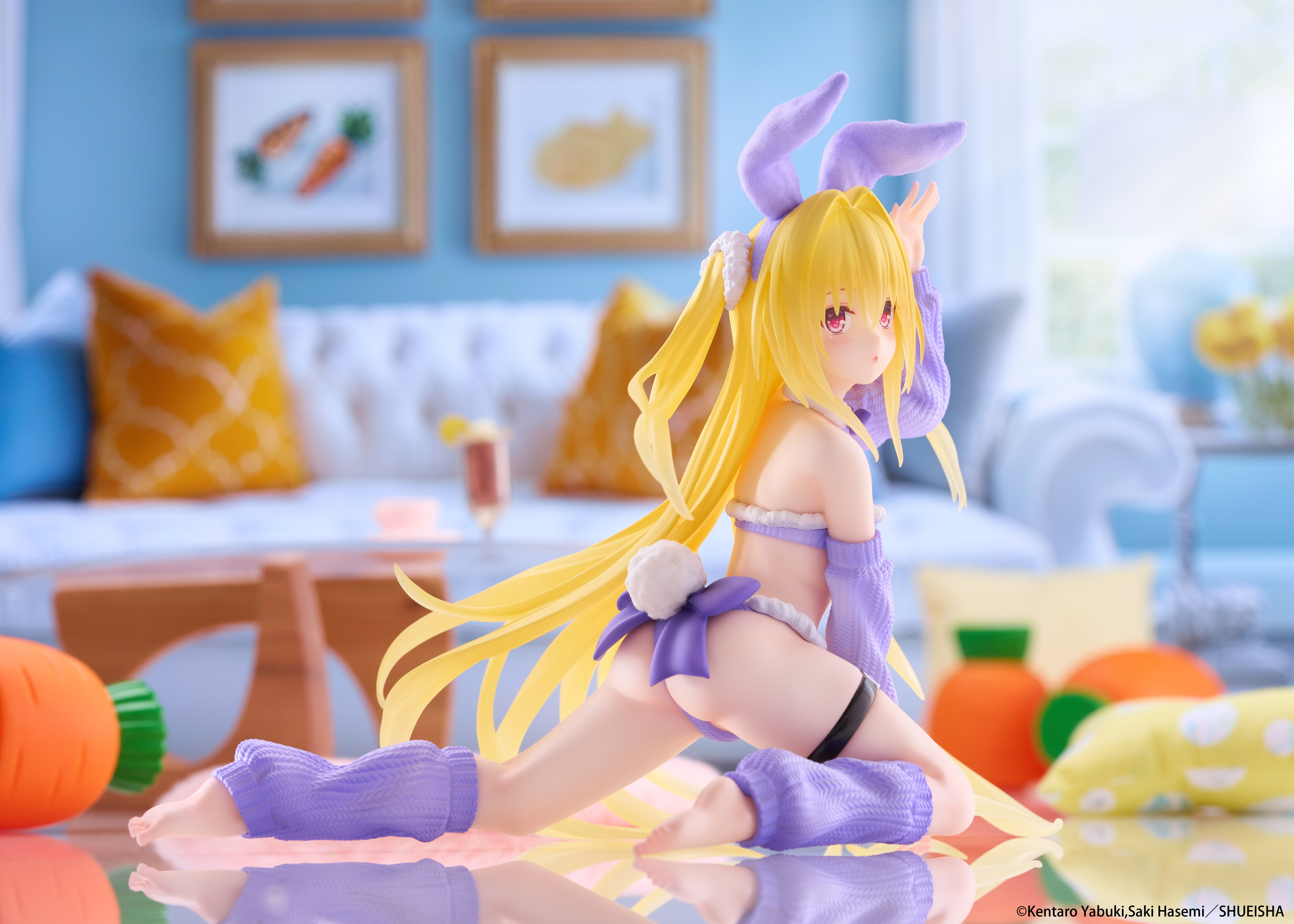To Love-Ru Darkness MOFLOCK Golden Darkness (Fluffy Bunny Ver.) Figure Gallery Image 4