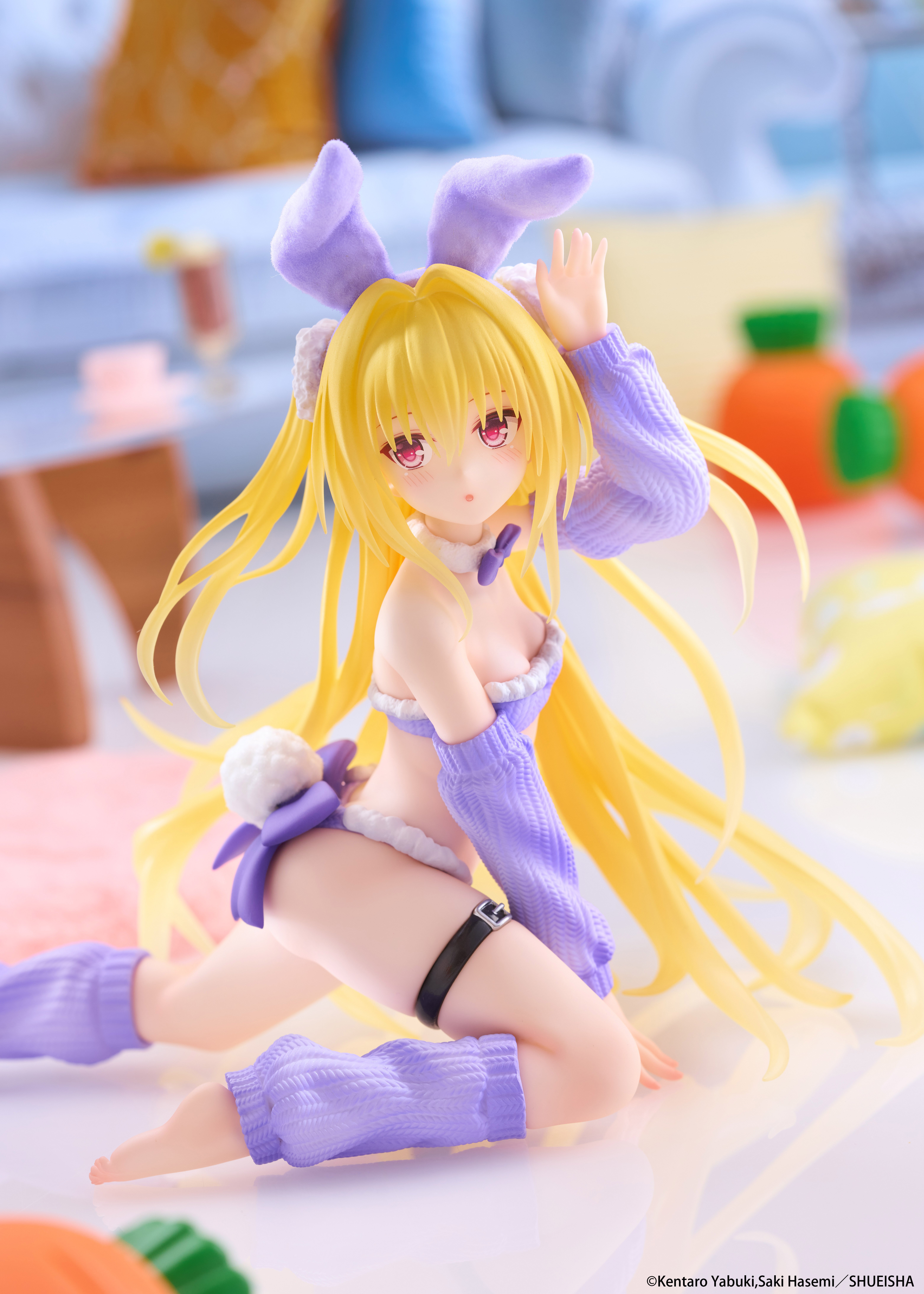 To Love-Ru Darkness MOFLOCK Golden Darkness (Fluffy Bunny Ver.) Figure Gallery Image 5