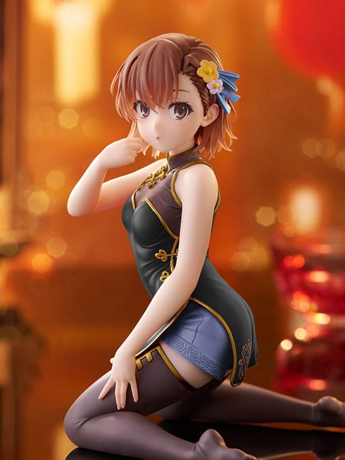 Image of A Certain Scientific Railgun Desktop Cute Mikoto Misaka (Chinese Dress Ver.) Figure (Renewal)