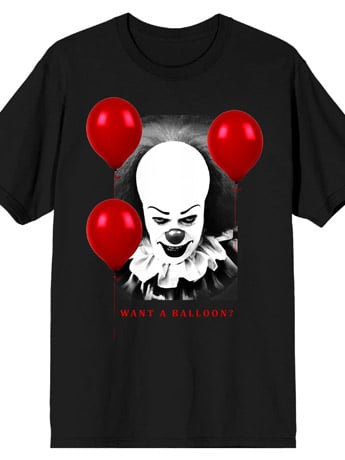 Image of IT (1990) Want a Balloon? T-Shirt