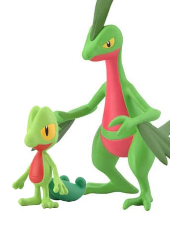 Pokemon Scale World Hoenn Region Treecko and Grovyle Figure Set