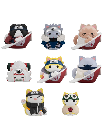 Naruto: Shippuden Nyaruto! Mega Cat Project The Bond Between Master and Disciple Box of 8 Random Figures (Reissue) Gallery Image 2