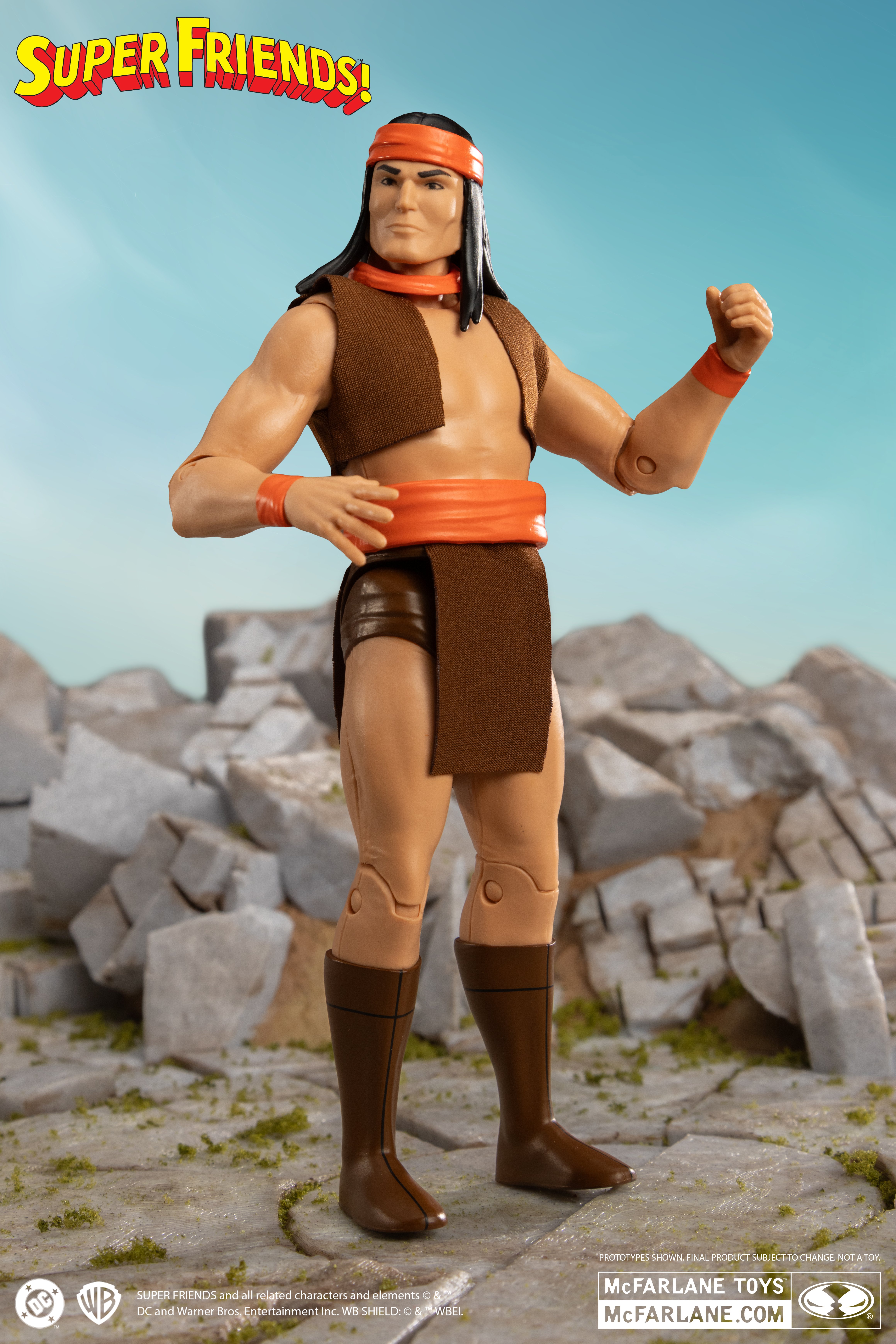 Super Friends DC Retro Apache Chief Action Figure Gallery Image 4