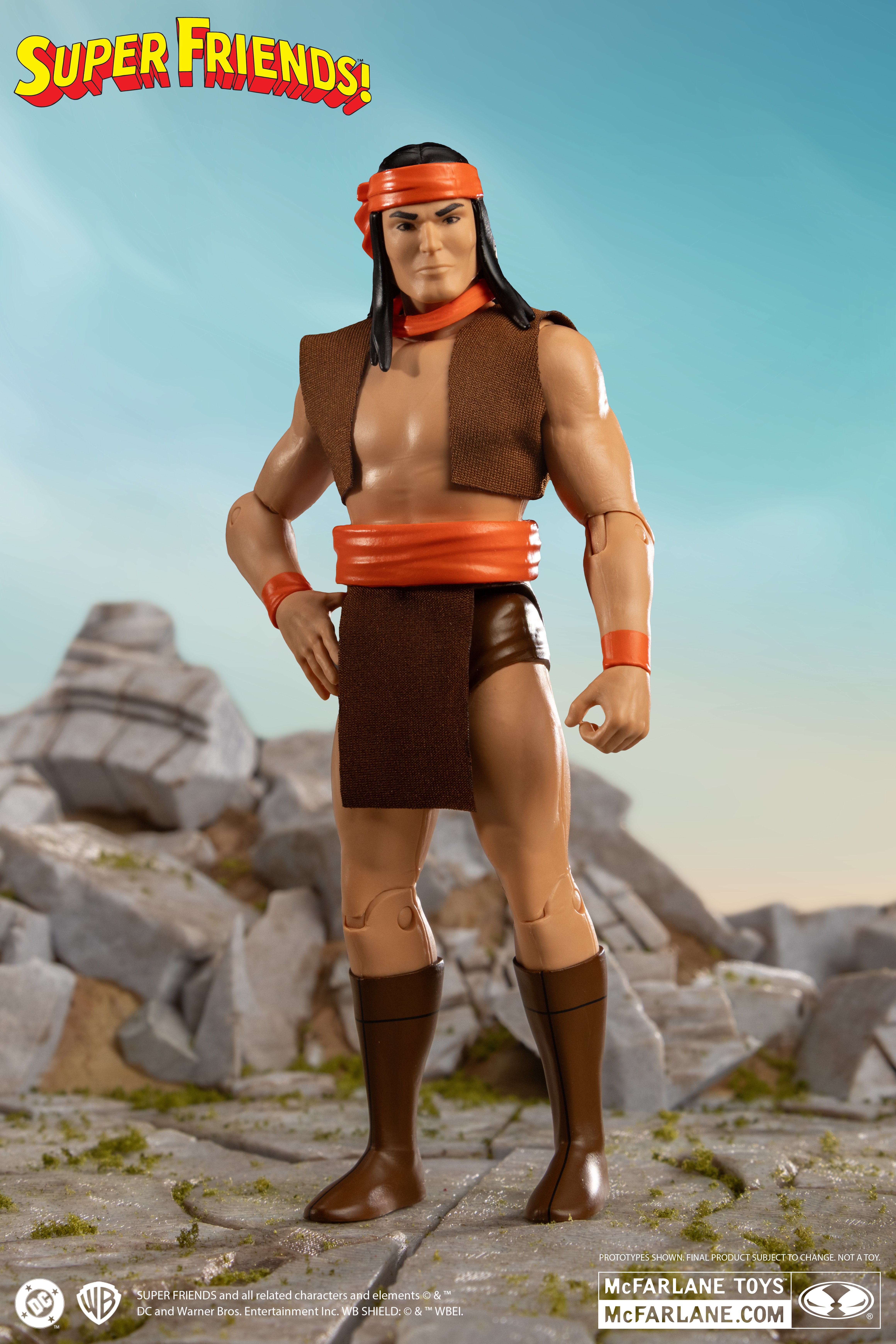 Super Friends DC Retro Apache Chief Action Figure Gallery Image 3