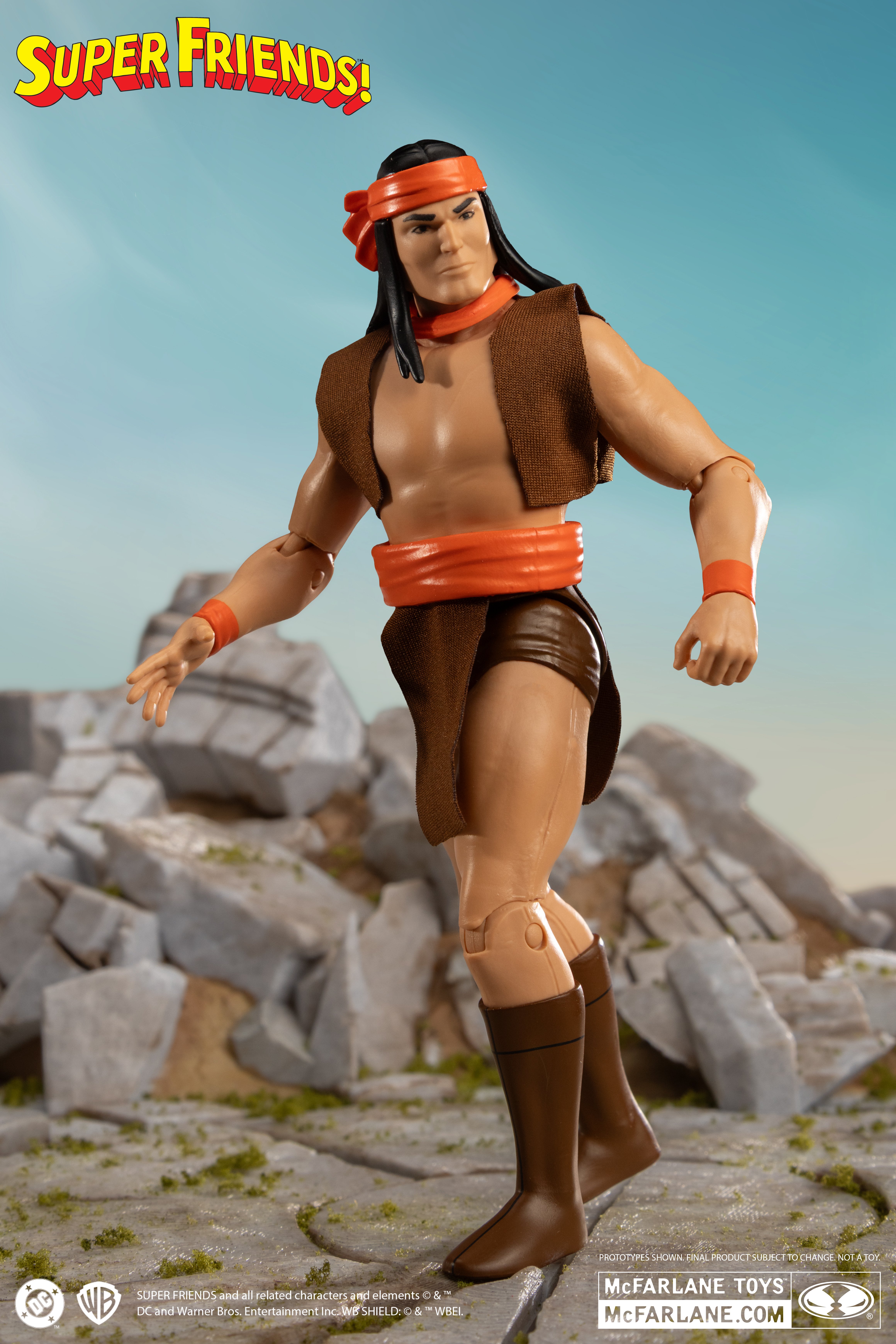 Super Friends DC Retro Apache Chief Action Figure Gallery Image 6