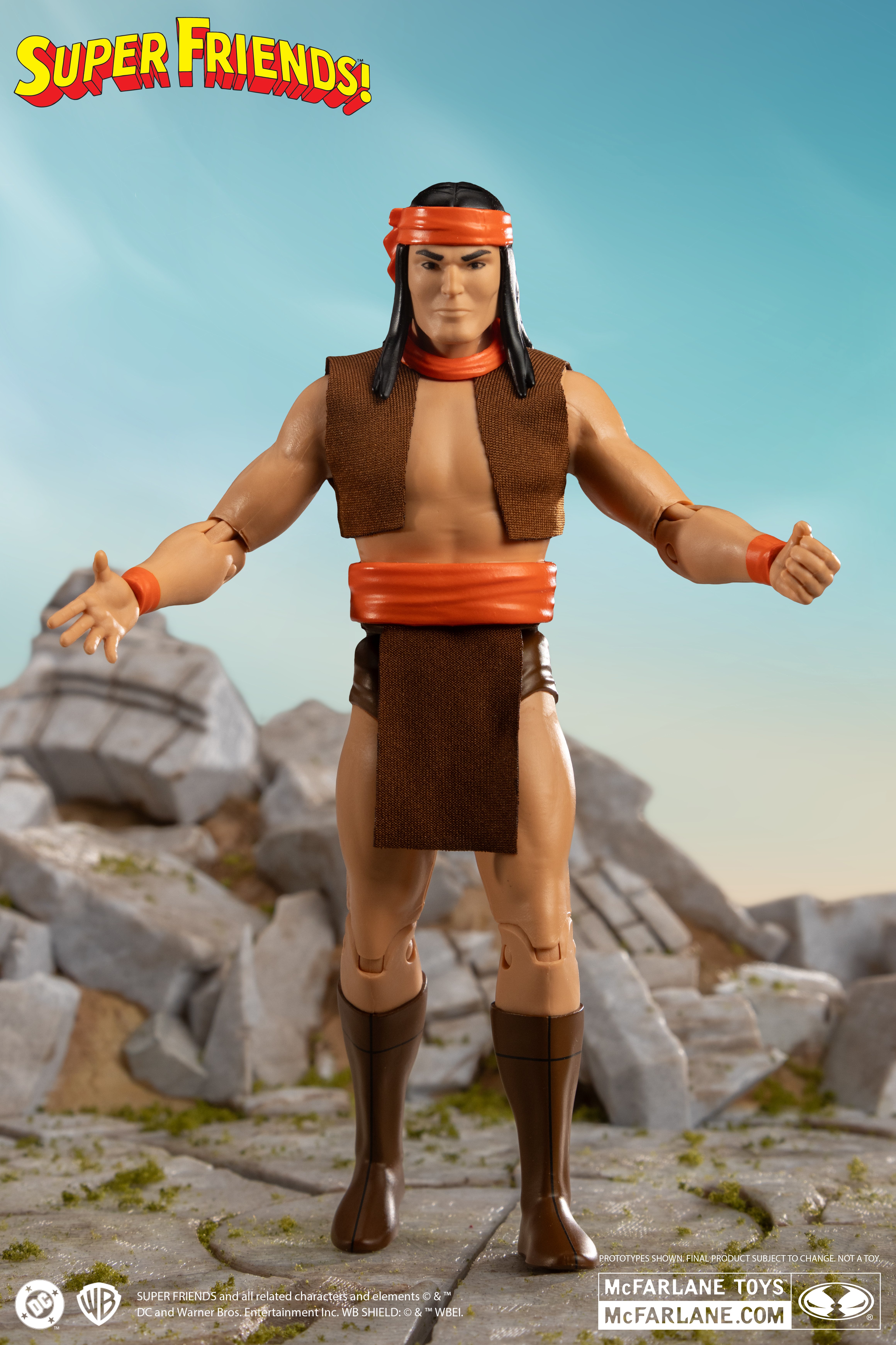 Super Friends DC Retro Apache Chief Action Figure Gallery Image 5