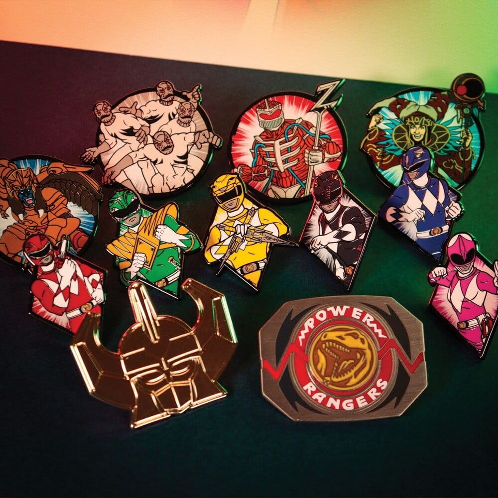 Power Rangers Box of 12 Random Pin Badges Gallery Image 3