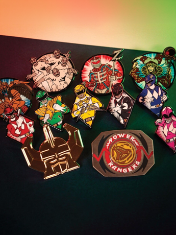Power Rangers Box of 12 Random Pin Badges Gallery Image 2