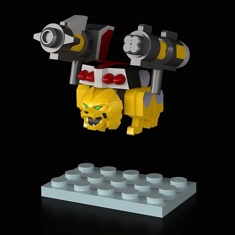 The Brave Fighter of Legend Da-Garn Brickroid Ga-Orn (Animal Mode) Figure Gallery Image 5