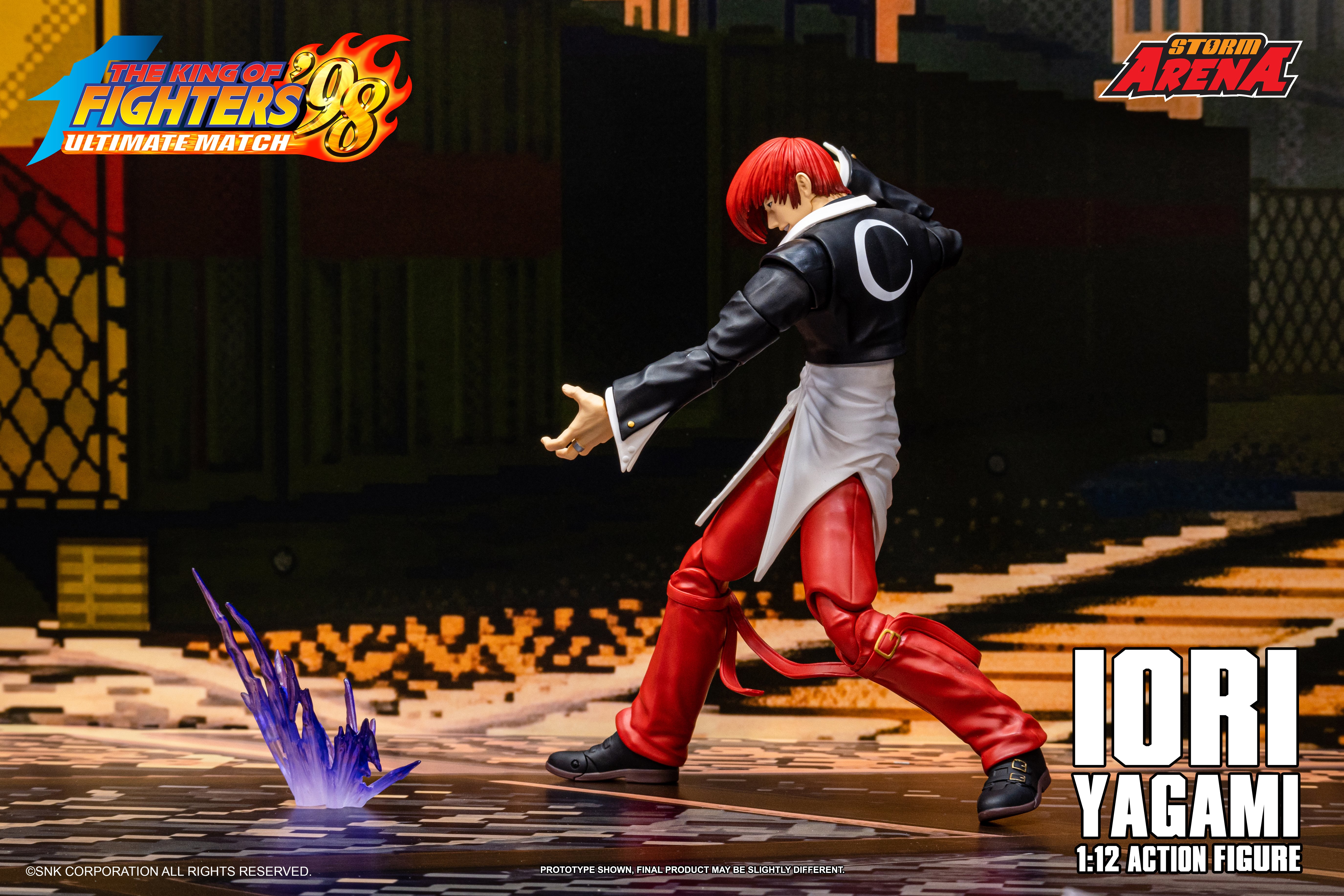 The King of Fighters '98 Ultimate Match Storm Arena Iori Yagami 1/12 Scale Action Figure Gallery Image 8