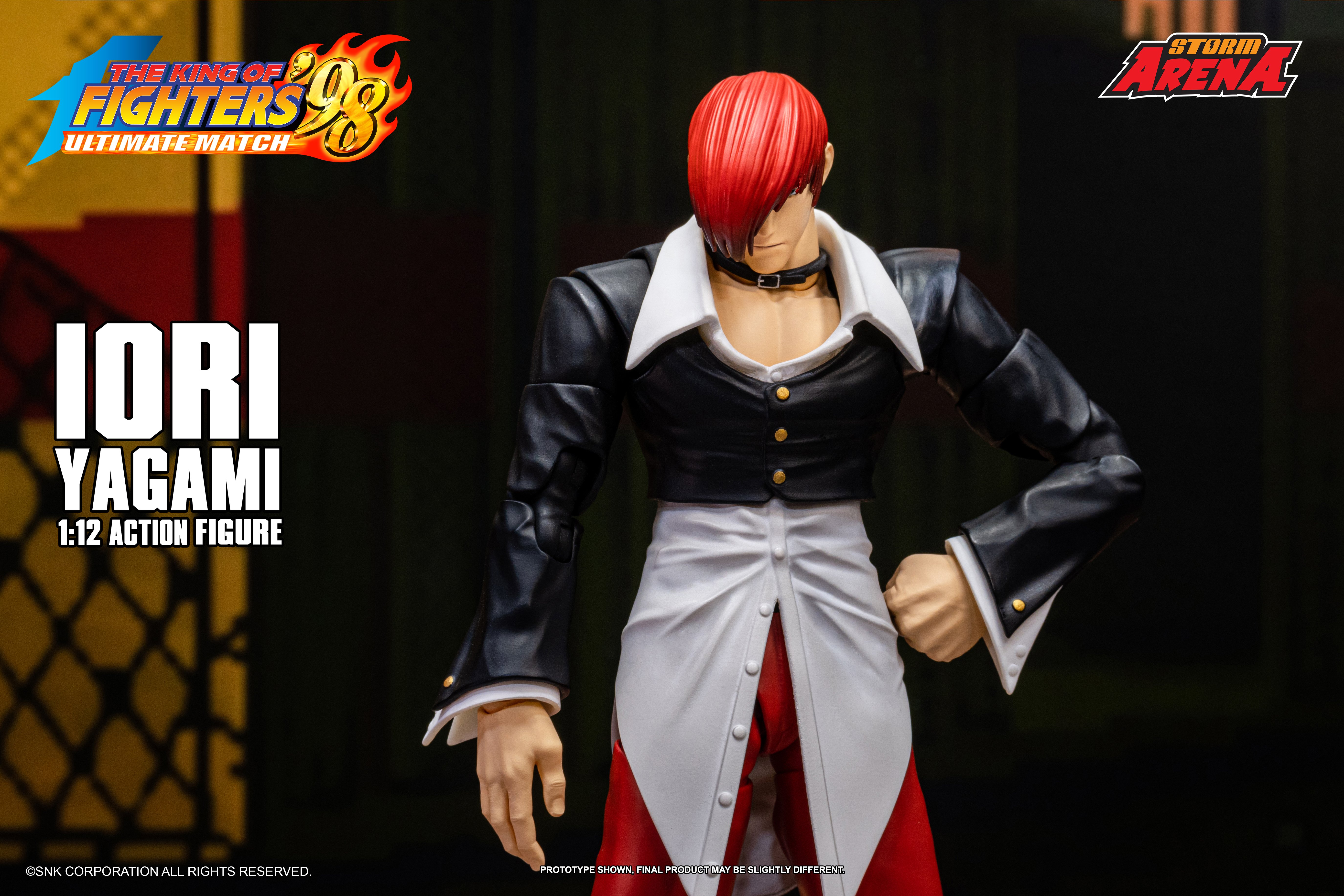 The King of Fighters '98 Ultimate Match Storm Arena Iori Yagami 1/12 Scale Action Figure Gallery Image 17