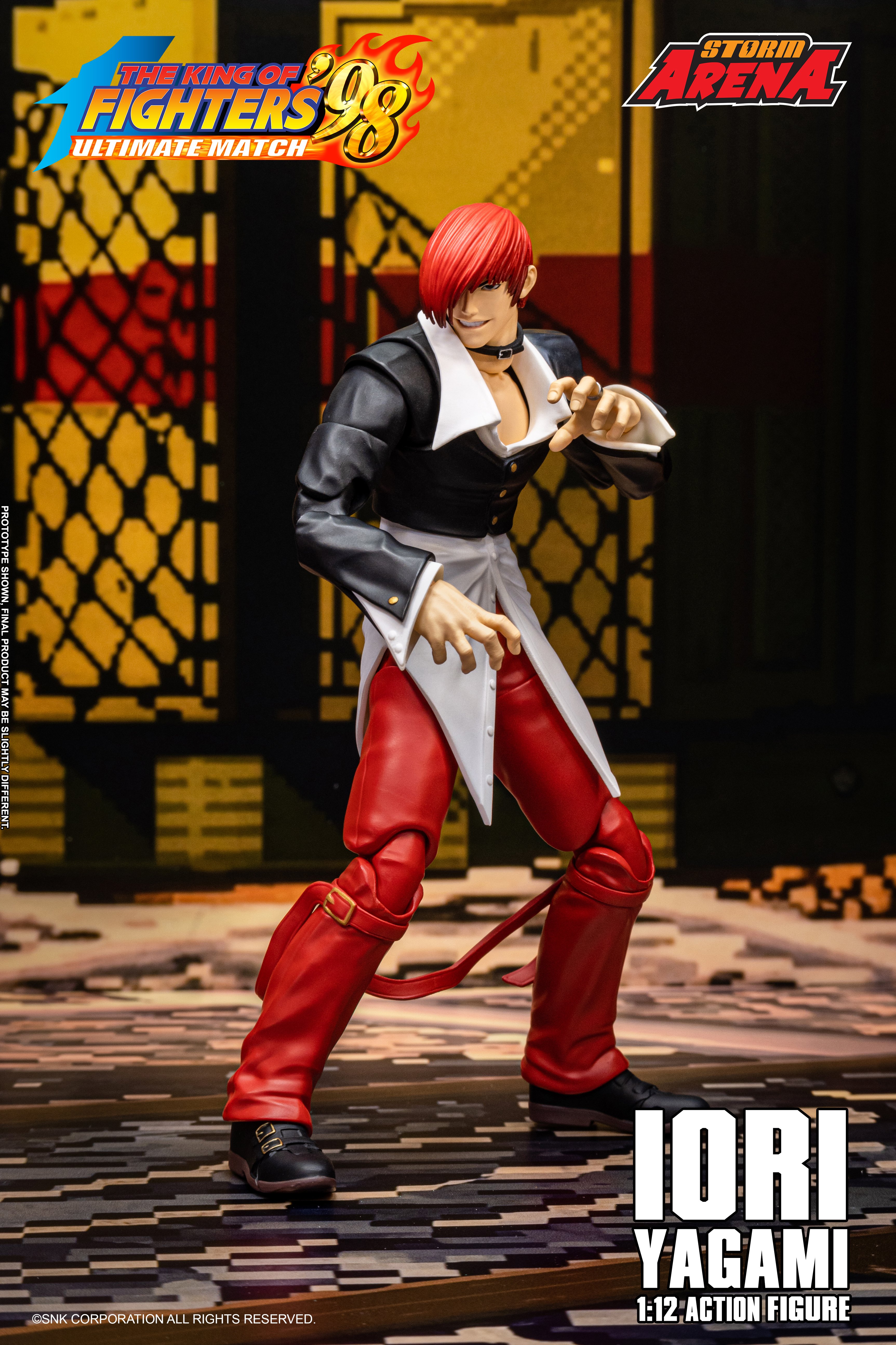 The King of Fighters '98 Ultimate Match Storm Arena Iori Yagami 1/12 Scale Action Figure Gallery Image 7