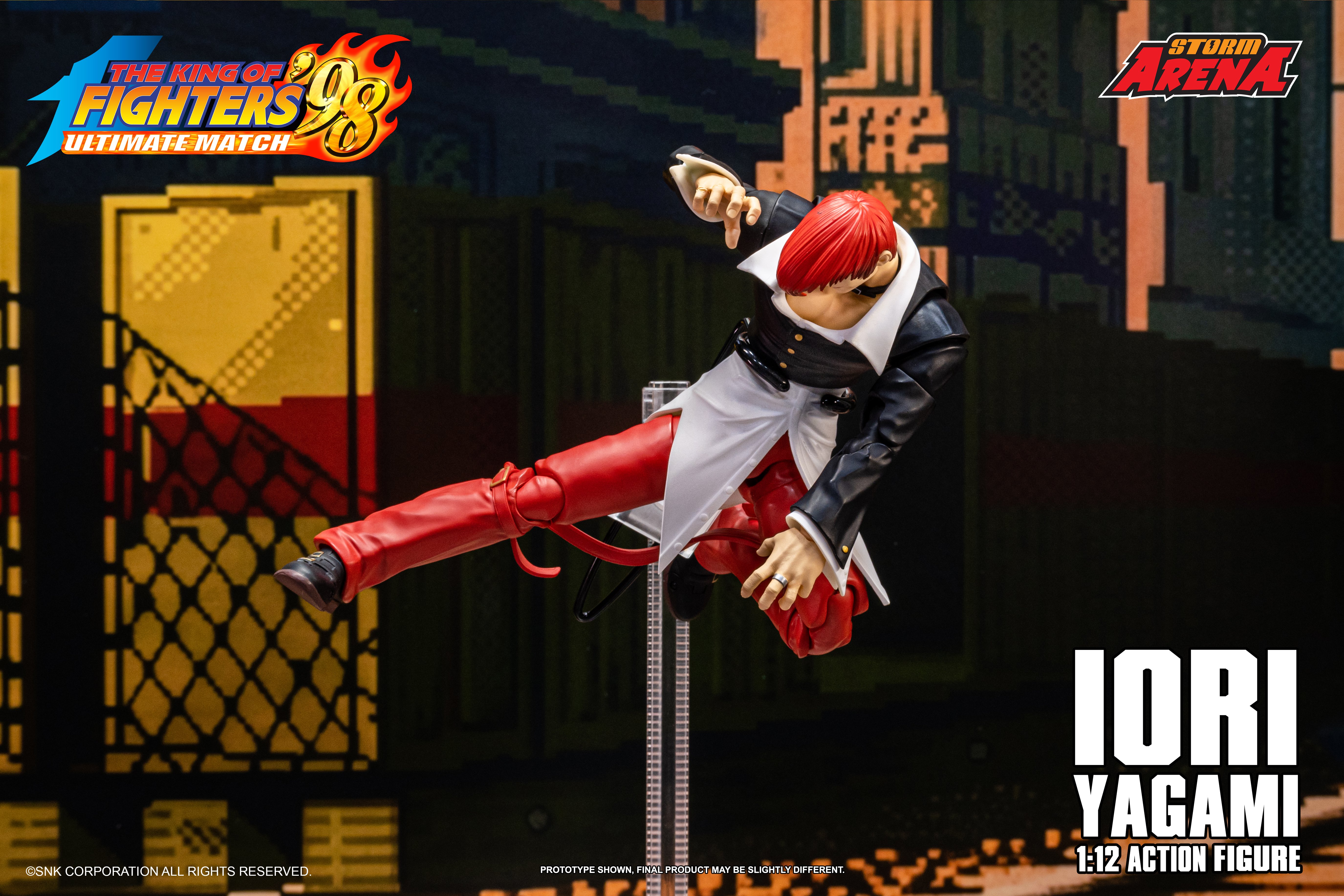 The King of Fighters '98 Ultimate Match Storm Arena Iori Yagami 1/12 Scale Action Figure Gallery Image 16