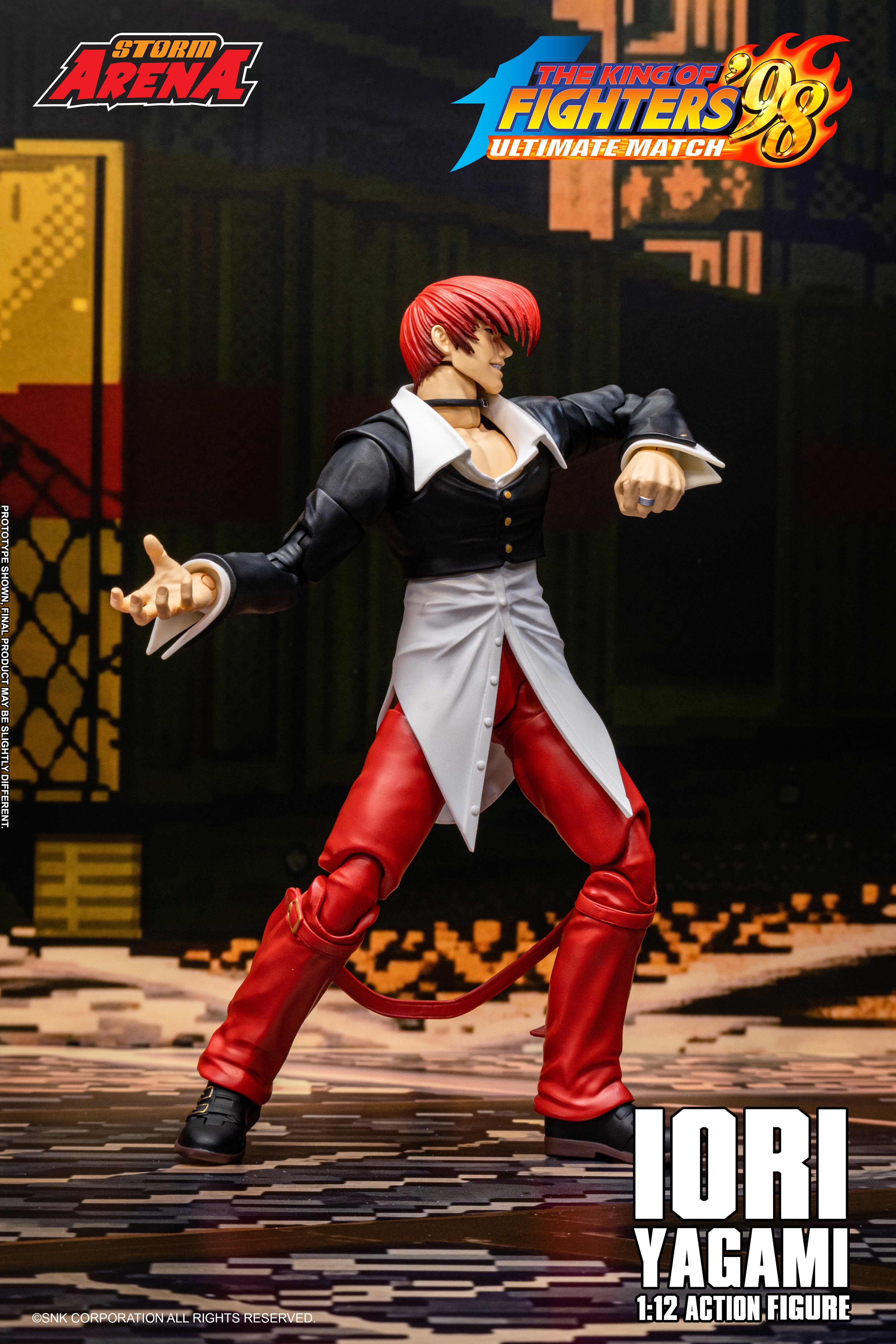 The King of Fighters '98 Ultimate Match Storm Arena Iori Yagami 1/12 Scale Action Figure Gallery Image 14