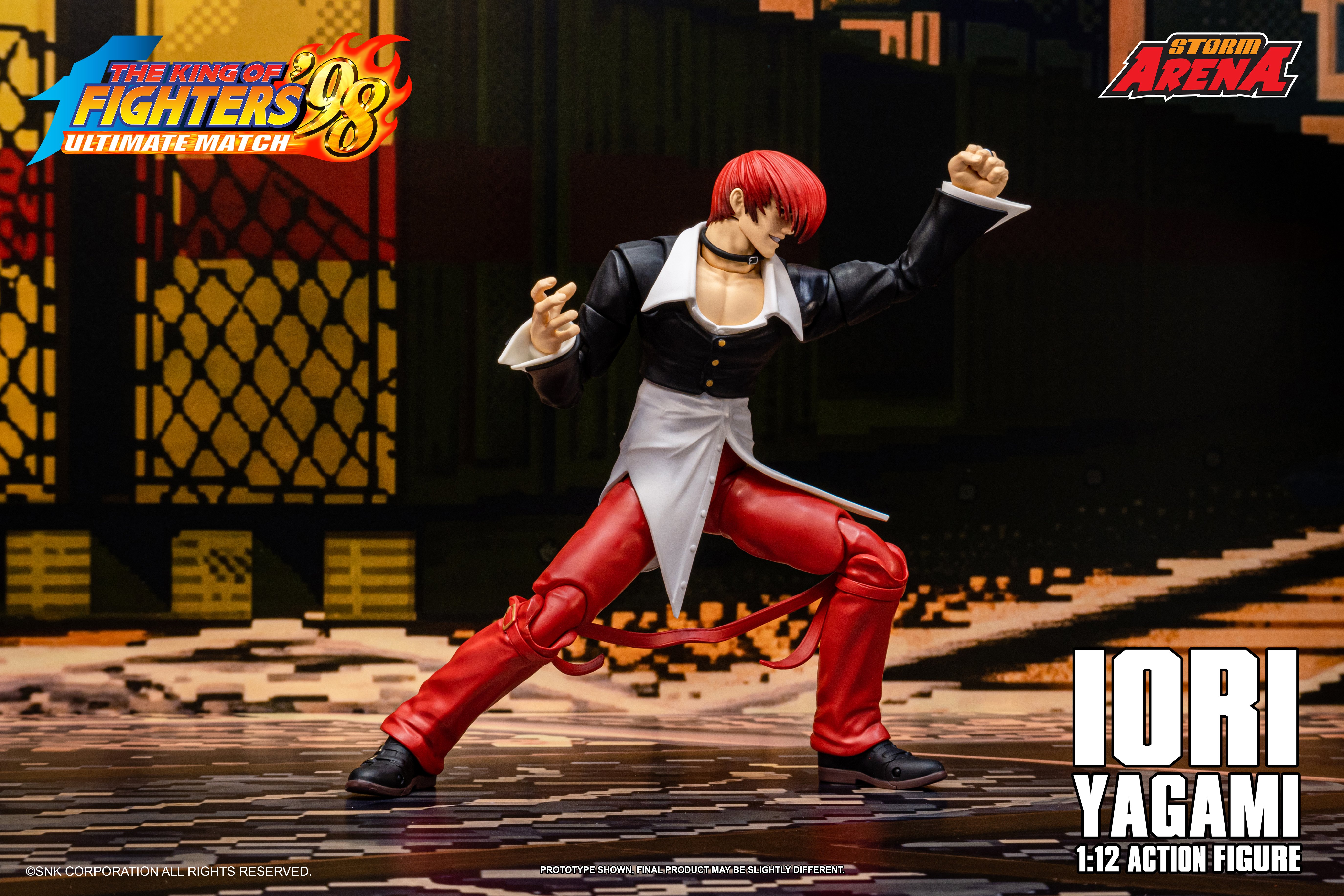 The King of Fighters '98 Ultimate Match Storm Arena Iori Yagami 1/12 Scale Action Figure Gallery Image 10