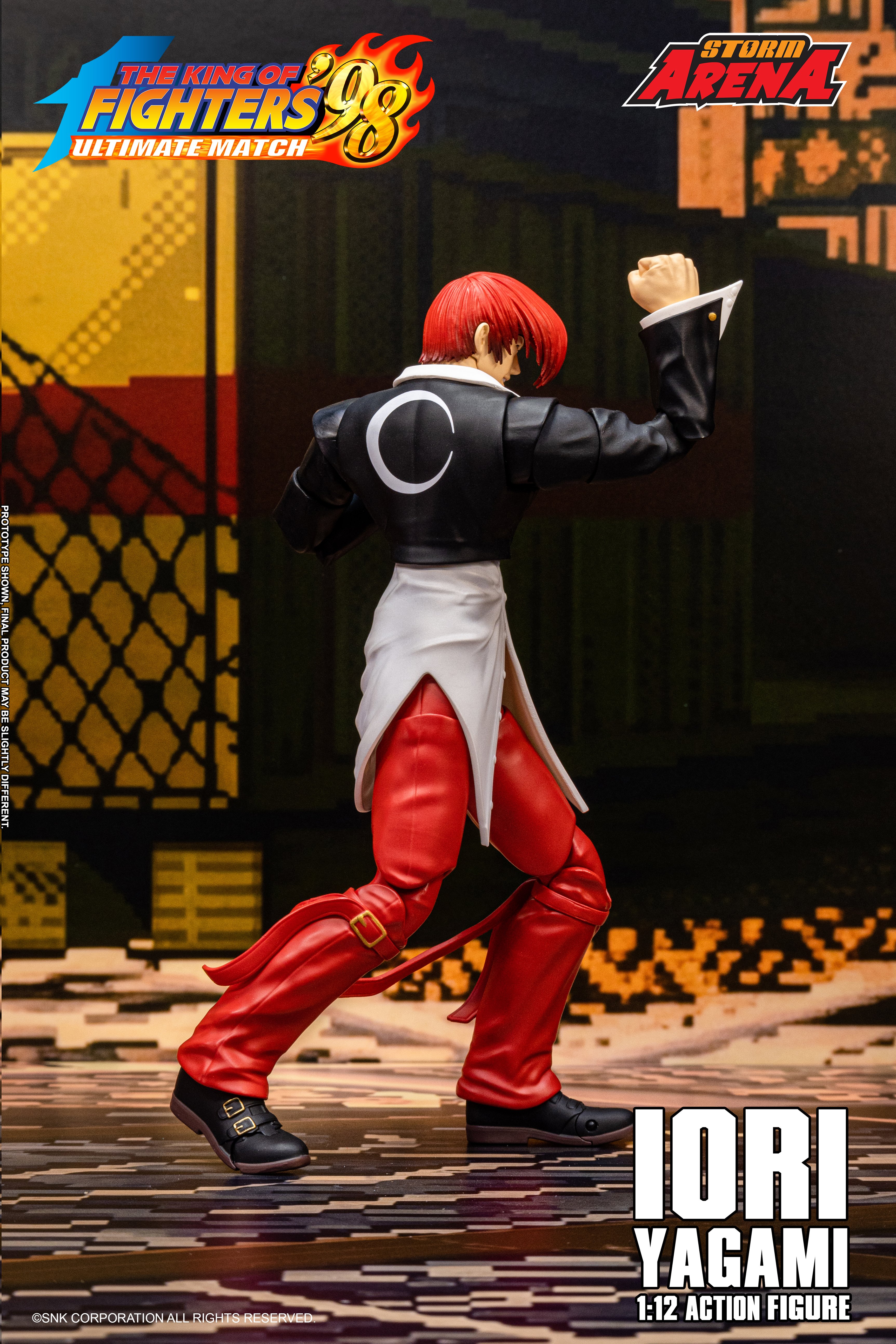The King of Fighters '98 Ultimate Match Storm Arena Iori Yagami 1/12 Scale Action Figure Gallery Image 12