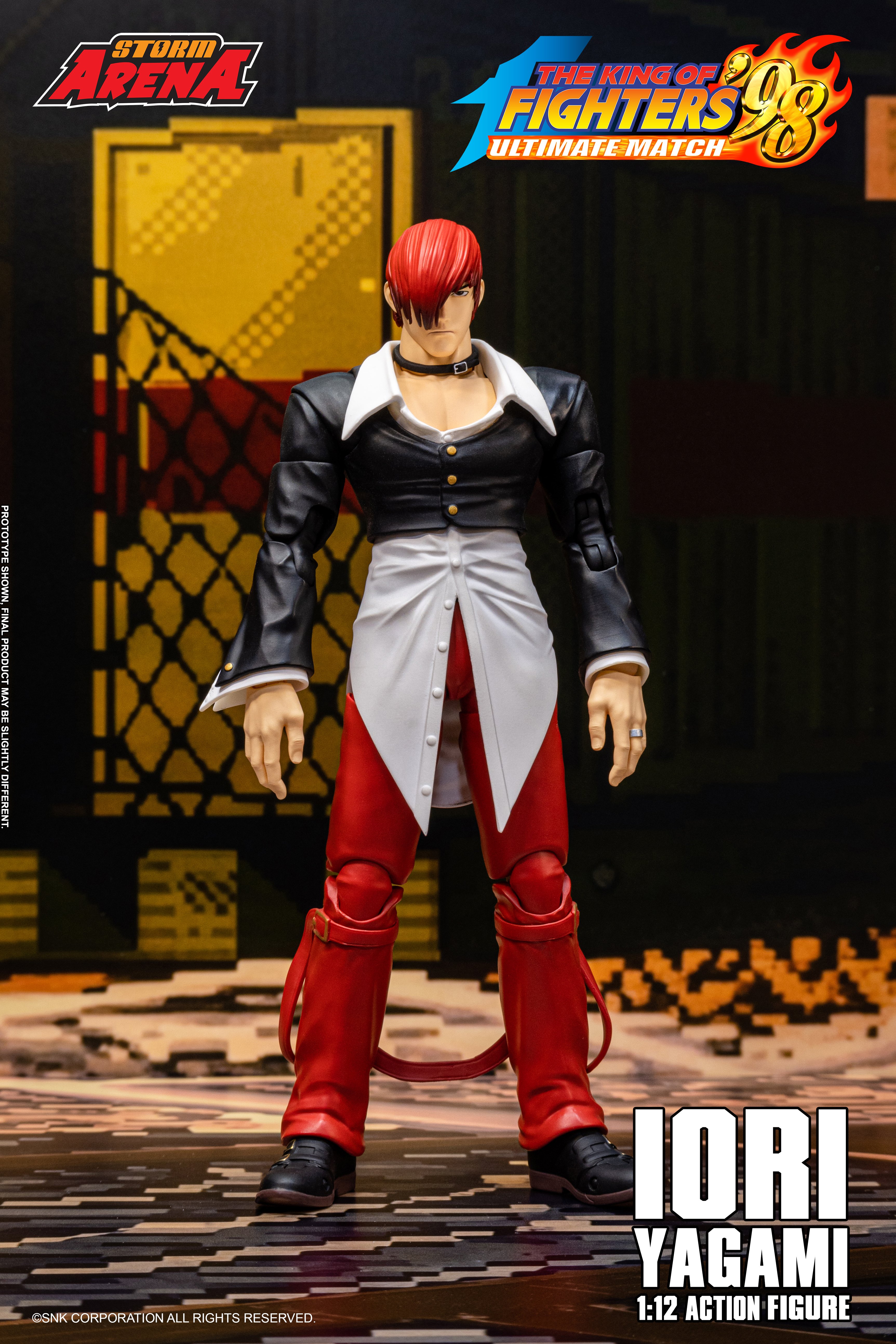 The King of Fighters '98 Ultimate Match Storm Arena Iori Yagami 1/12 Scale Action Figure Gallery Image 3