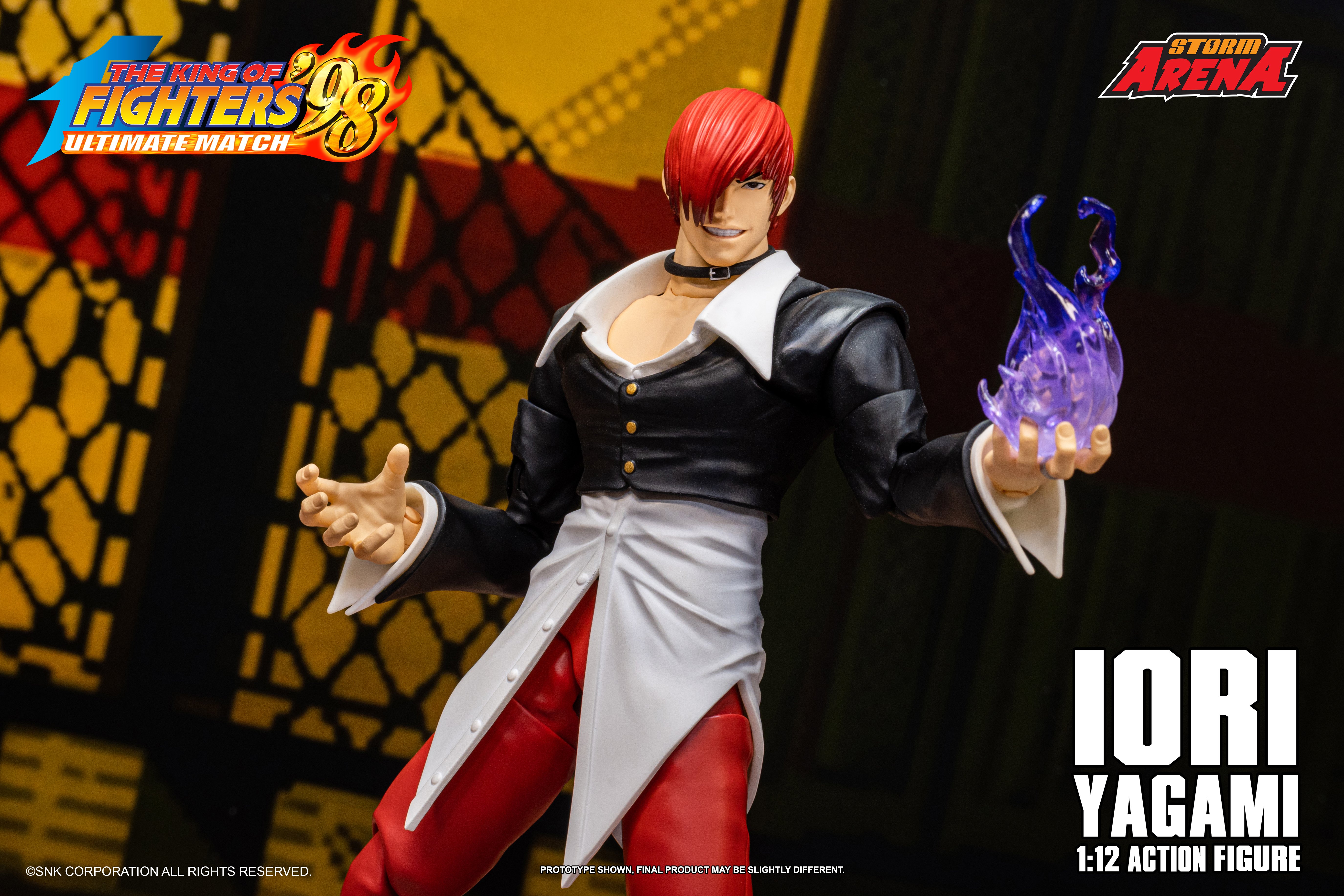 The King of Fighters '98 Ultimate Match Storm Arena Iori Yagami 1/12 Scale Action Figure Gallery Image 19