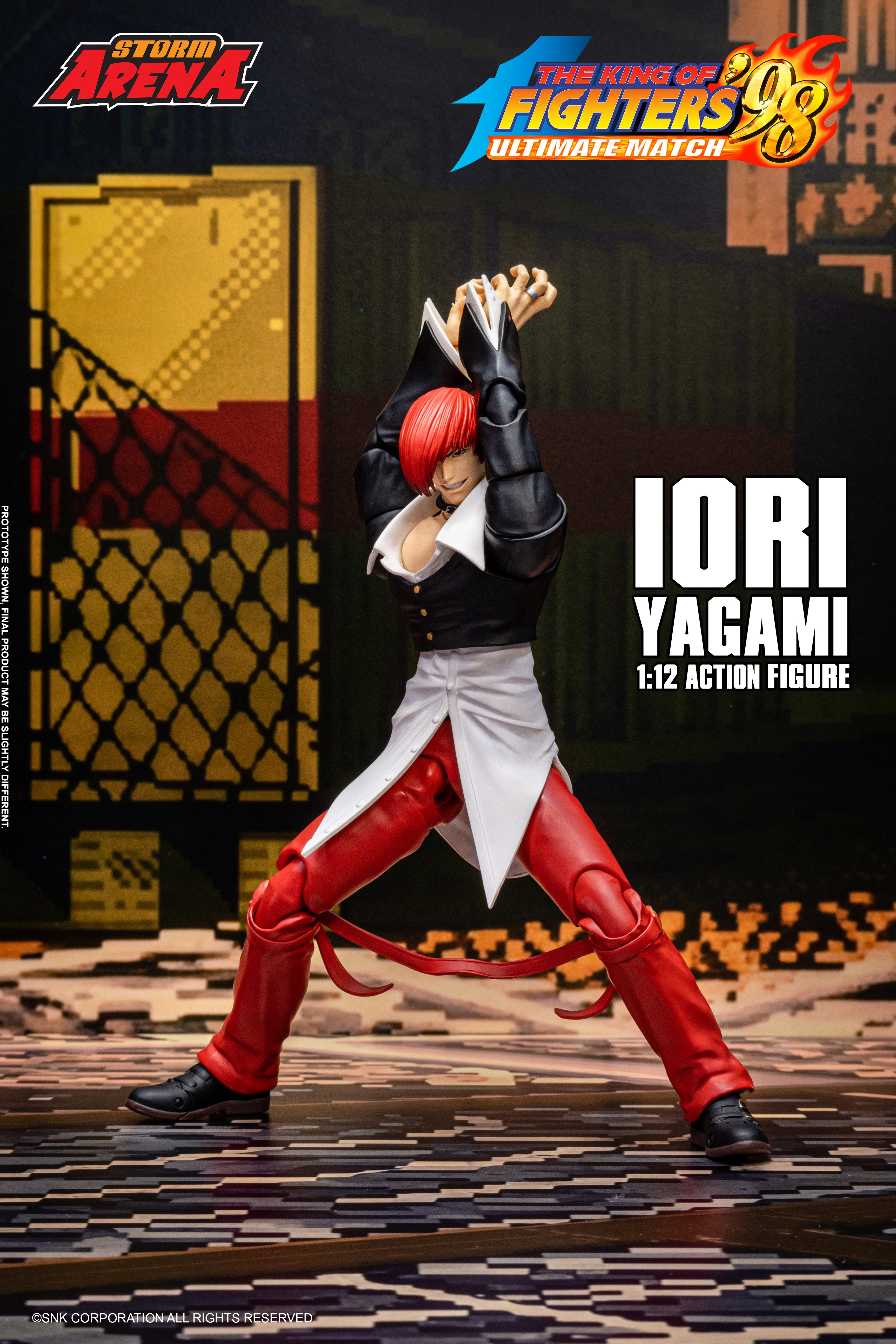 The King of Fighters '98 Ultimate Match Storm Arena Iori Yagami 1/12 Scale Action Figure Gallery Image 15