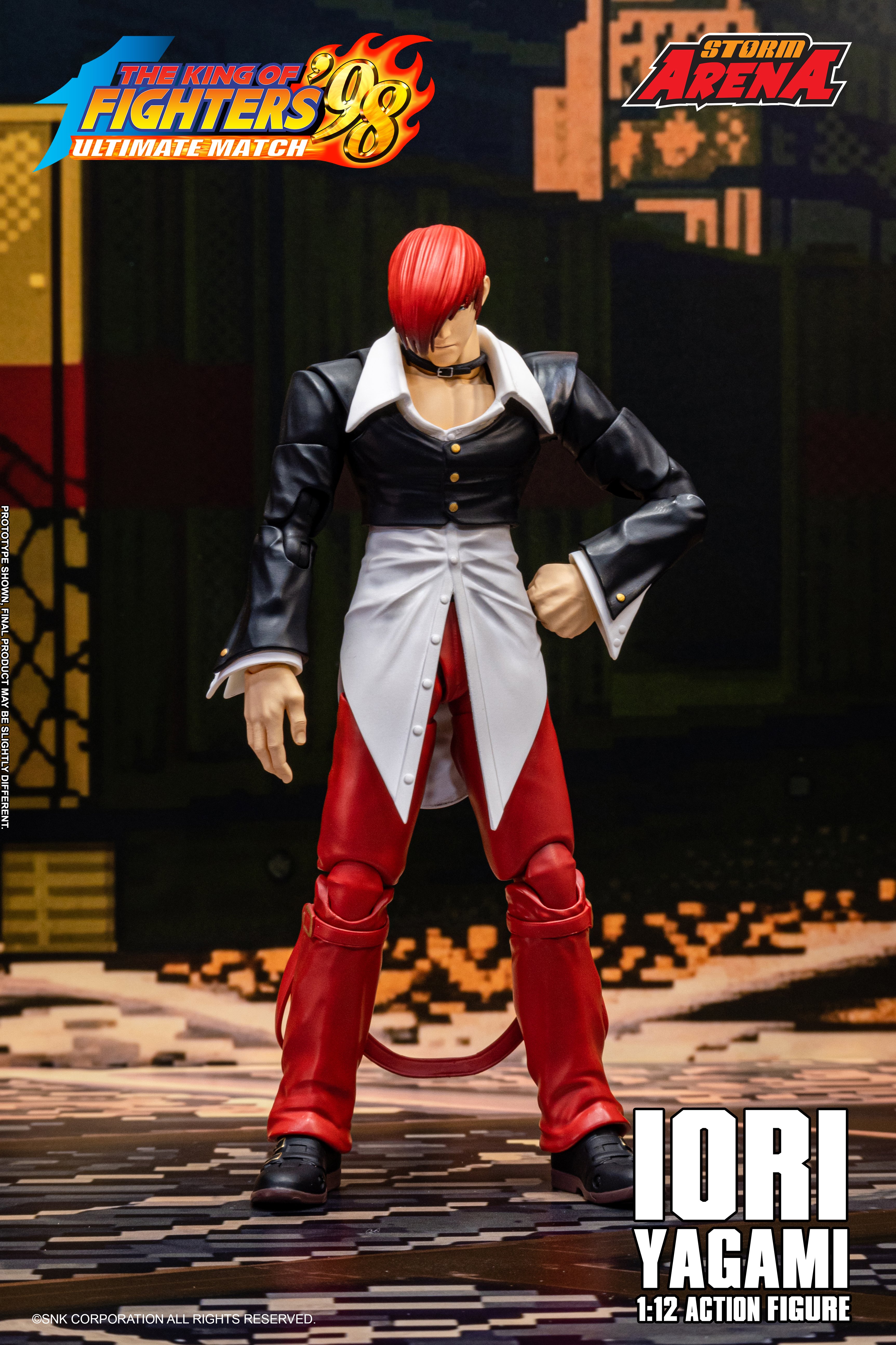 The King of Fighters '98 Ultimate Match Storm Arena Iori Yagami 1/12 Scale Action Figure Gallery Image 5