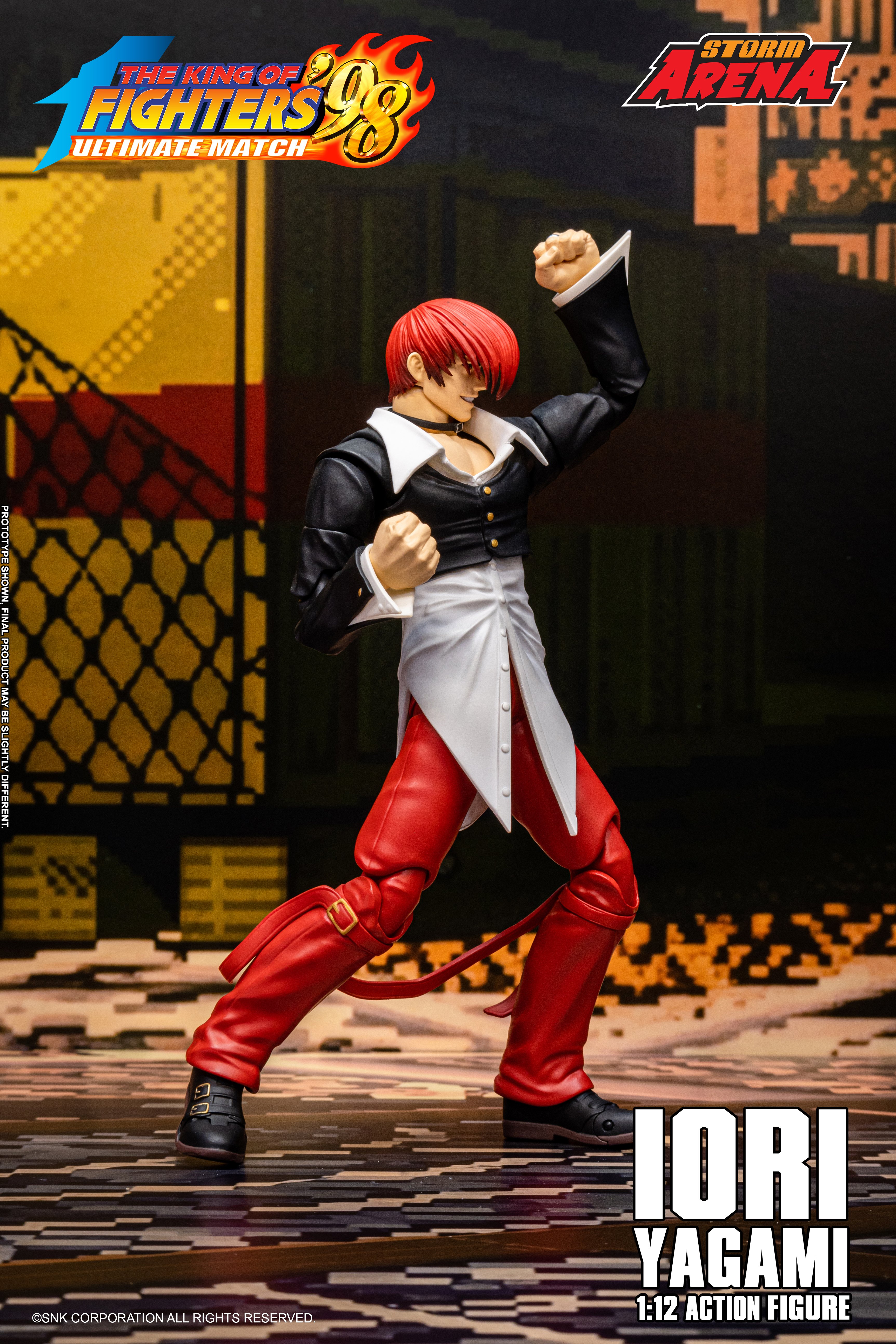 The King of Fighters '98 Ultimate Match Storm Arena Iori Yagami 1/12 Scale Action Figure Gallery Image 11