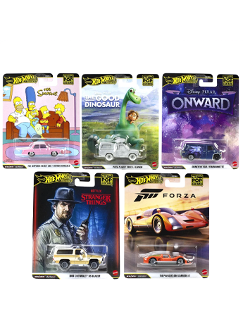 Hot Wheels Premium Pop Culture 2026 Mix 5 Set of 5 Models
