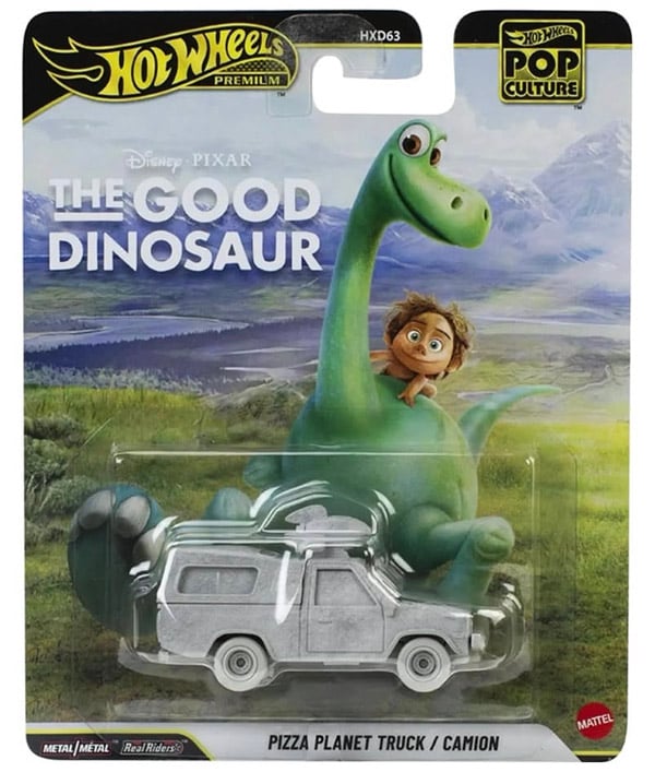 The Good Dinosaur Hot Wheels Premium Pop Culture Pizza Planet Truck