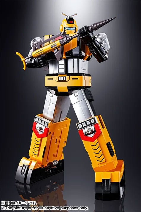 Space Emperor God Sigma Soul of Chogokin GX-60R God Sigma (Renewal Ver.) Action Figure (Reissue) Gallery Image 9