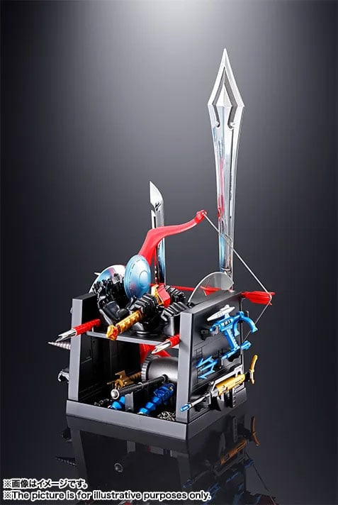 Space Emperor God Sigma Soul of Chogokin GX-60R God Sigma (Renewal Ver.) Action Figure (Reissue) Gallery Image 23