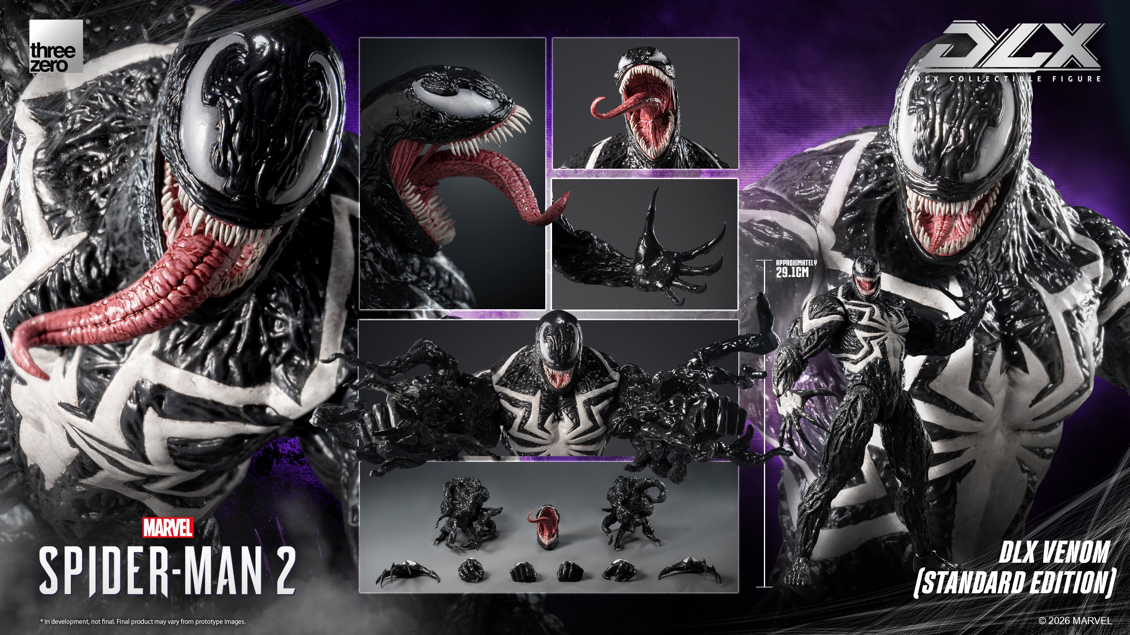 Marvel's Spider-Man 2 DLX Venom Standard Edition Action Figure Gallery Image 15