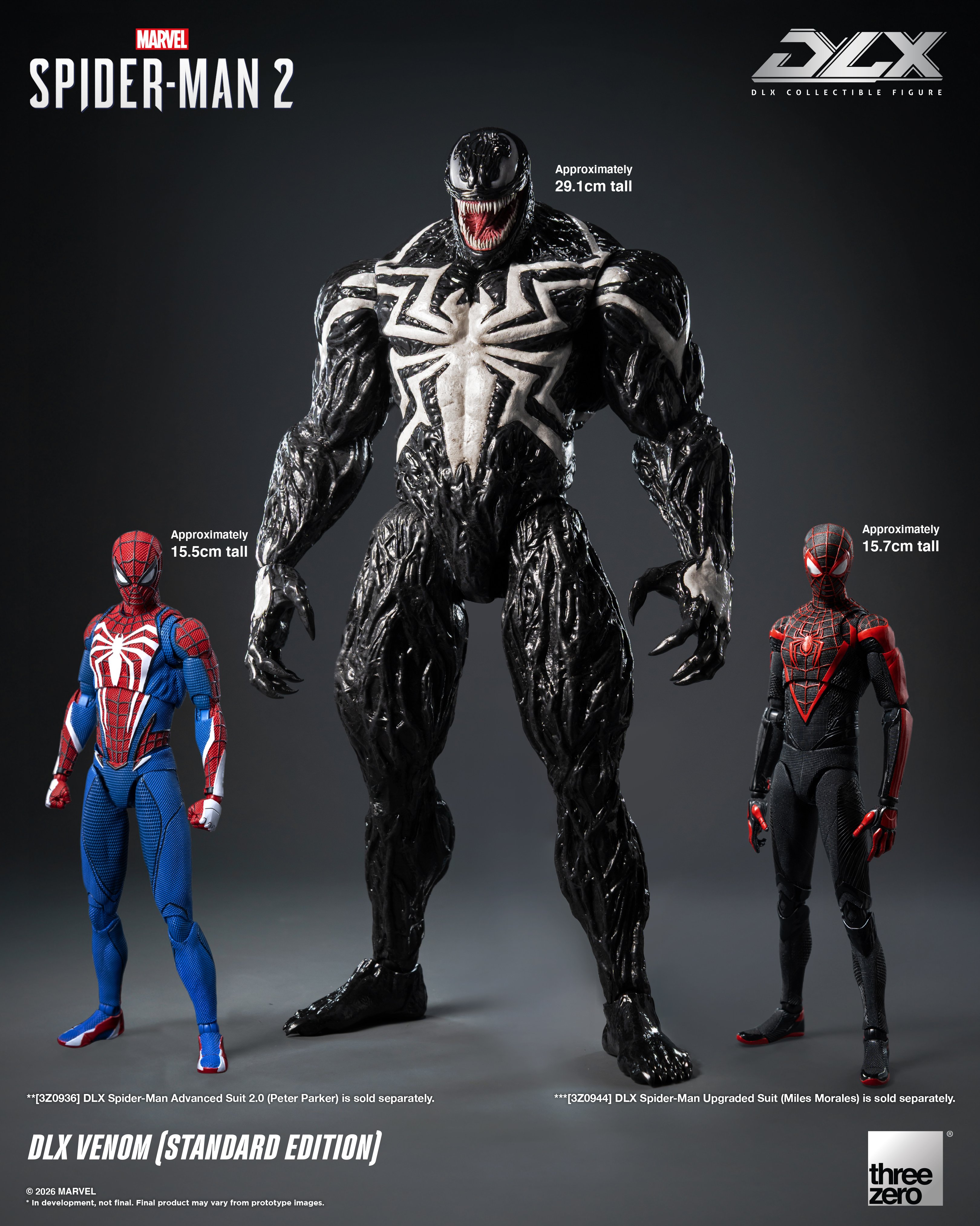 Marvel's Spider-Man 2 DLX Venom Standard Edition Action Figure Gallery Image 17