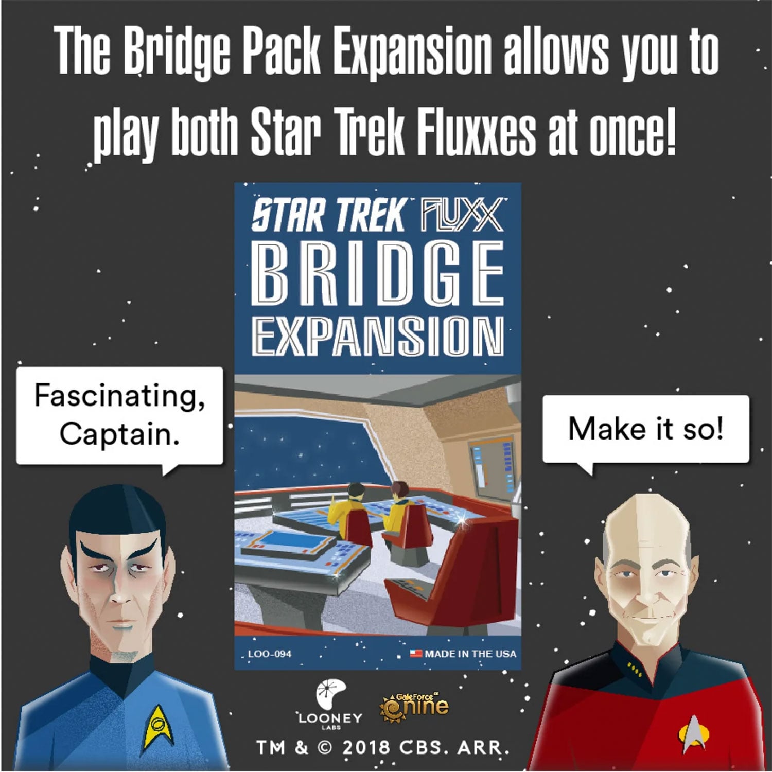 Star Trek Fluxx Bridge Expansion Gallery Image 3