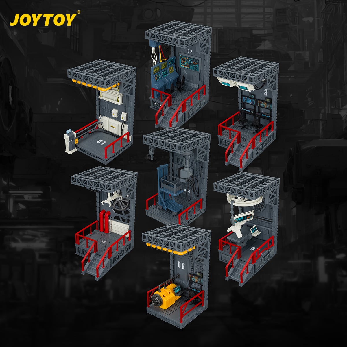Dark Source Hangar Style Diorama Display Base (06)