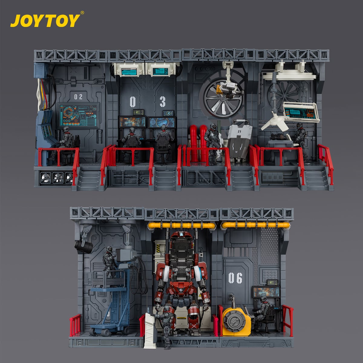 Dark Source Hangar Style Diorama Display Base (06)