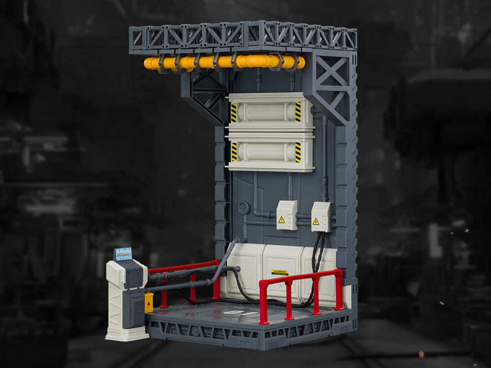Dark Source Hangar Style Diorama Display Base (01)