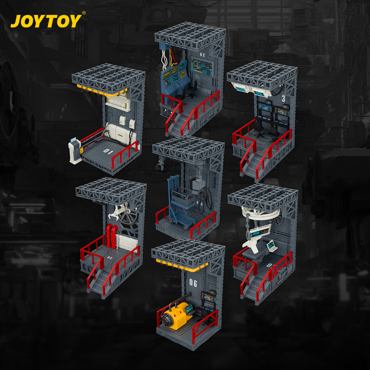 Dark Source Hangar Style Diorama Display Base (01)