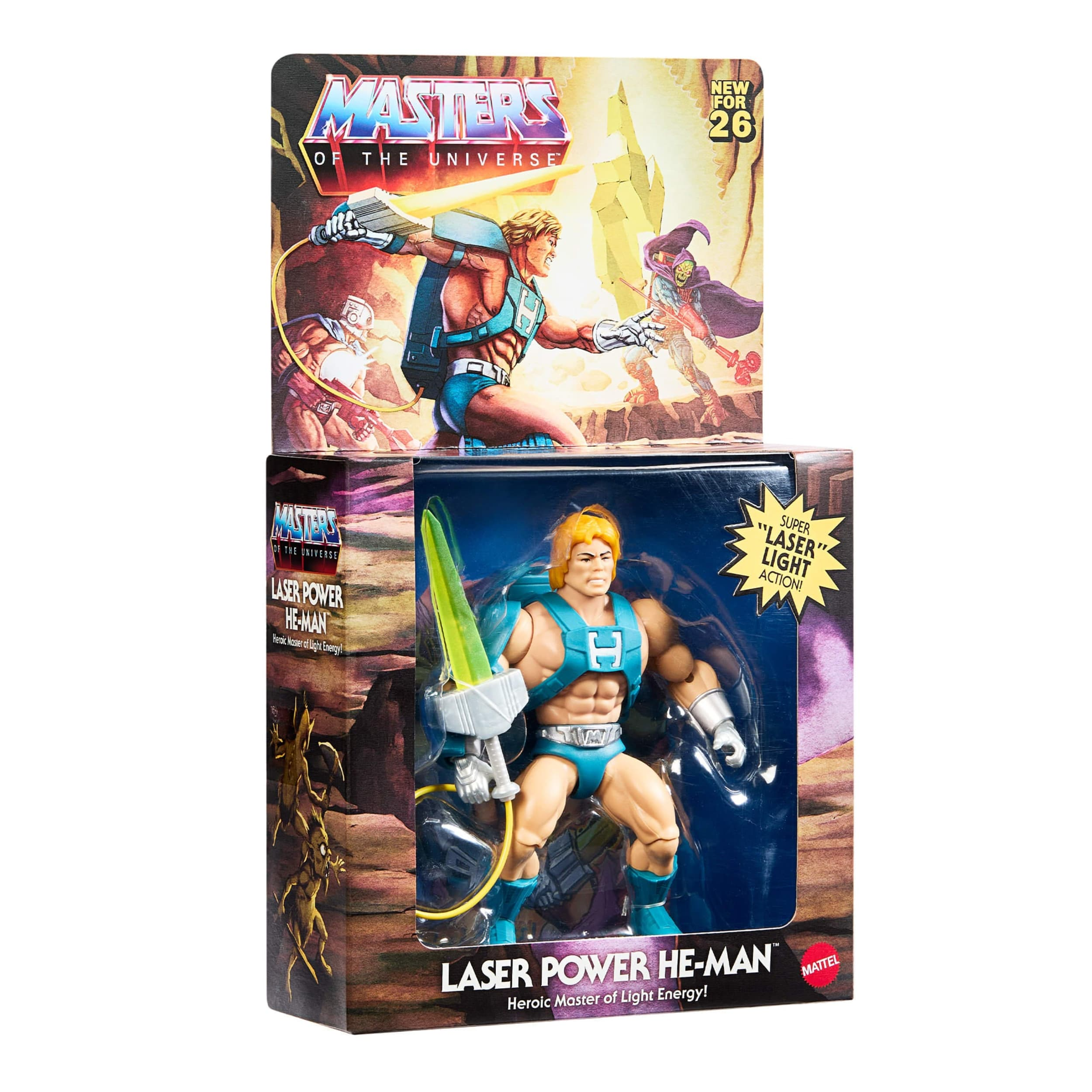 Masters of the Universe: Origins Laser Power He-Man Deluxe Action Figure Gallery Image 12
