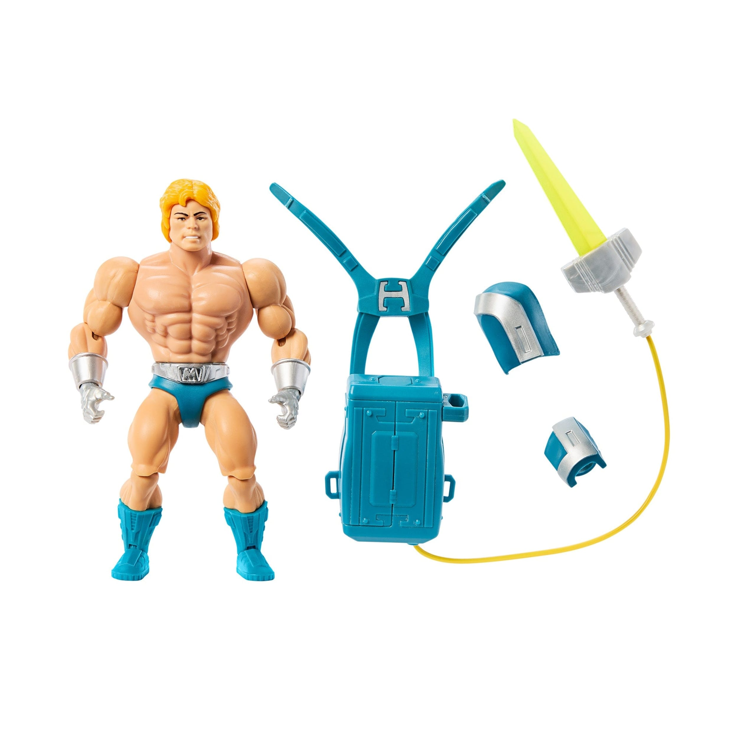 Masters of the Universe: Origins Laser Power He-Man Deluxe Action Figure Gallery Image 9