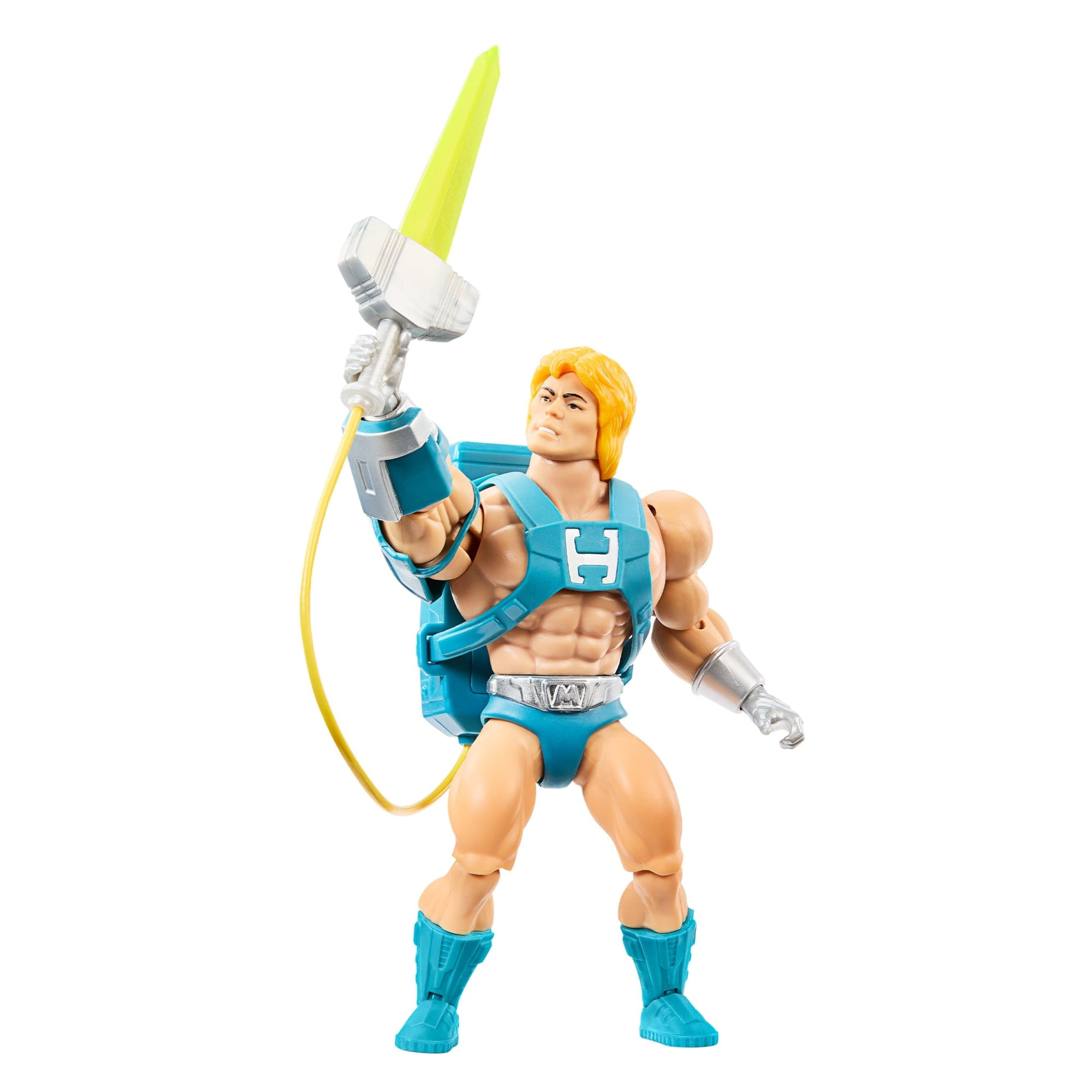 Masters of the Universe: Origins Laser Power He-Man Deluxe Action Figure Gallery Image 6