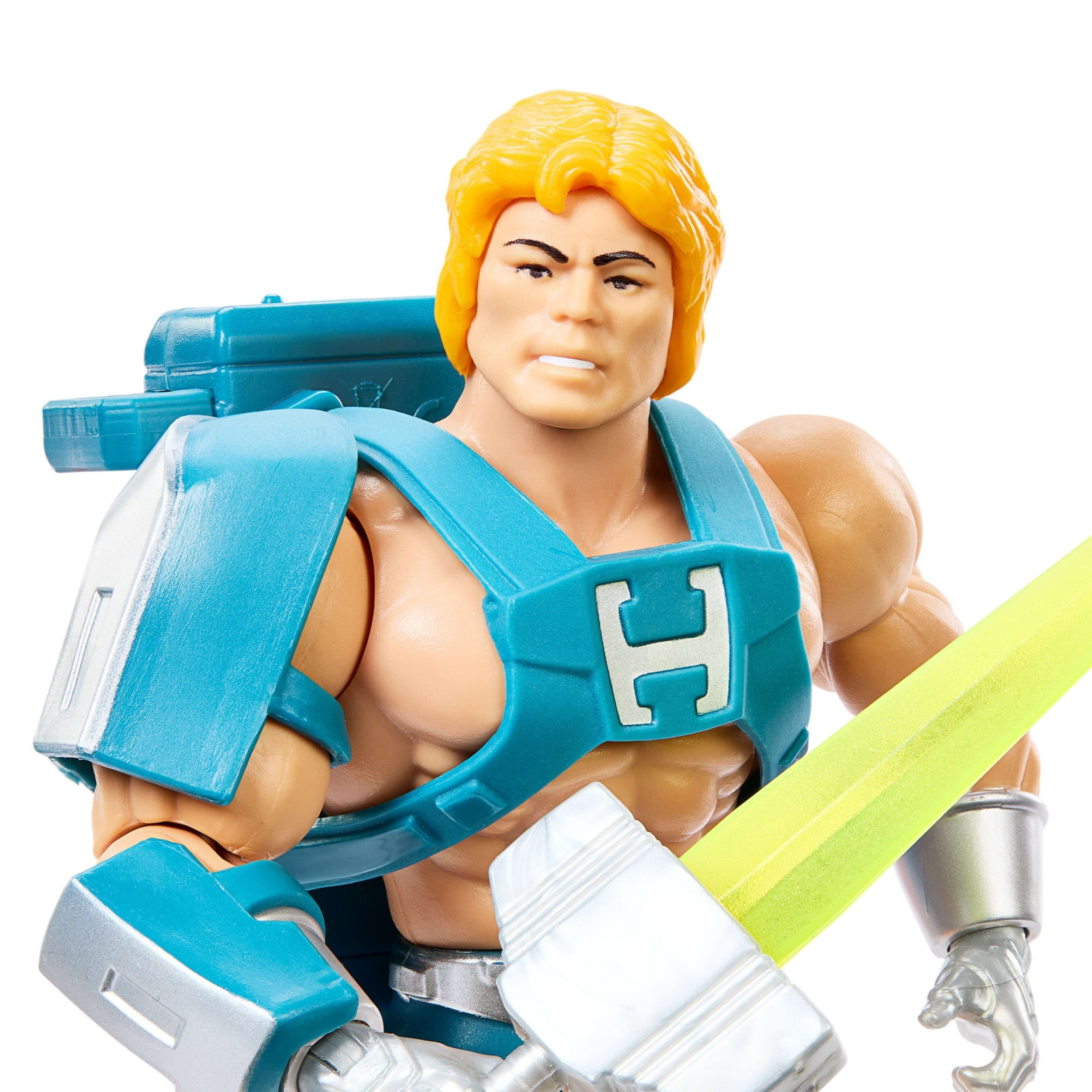 Masters of the Universe: Origins Laser Power He-Man Deluxe Action Figure Gallery Image 8