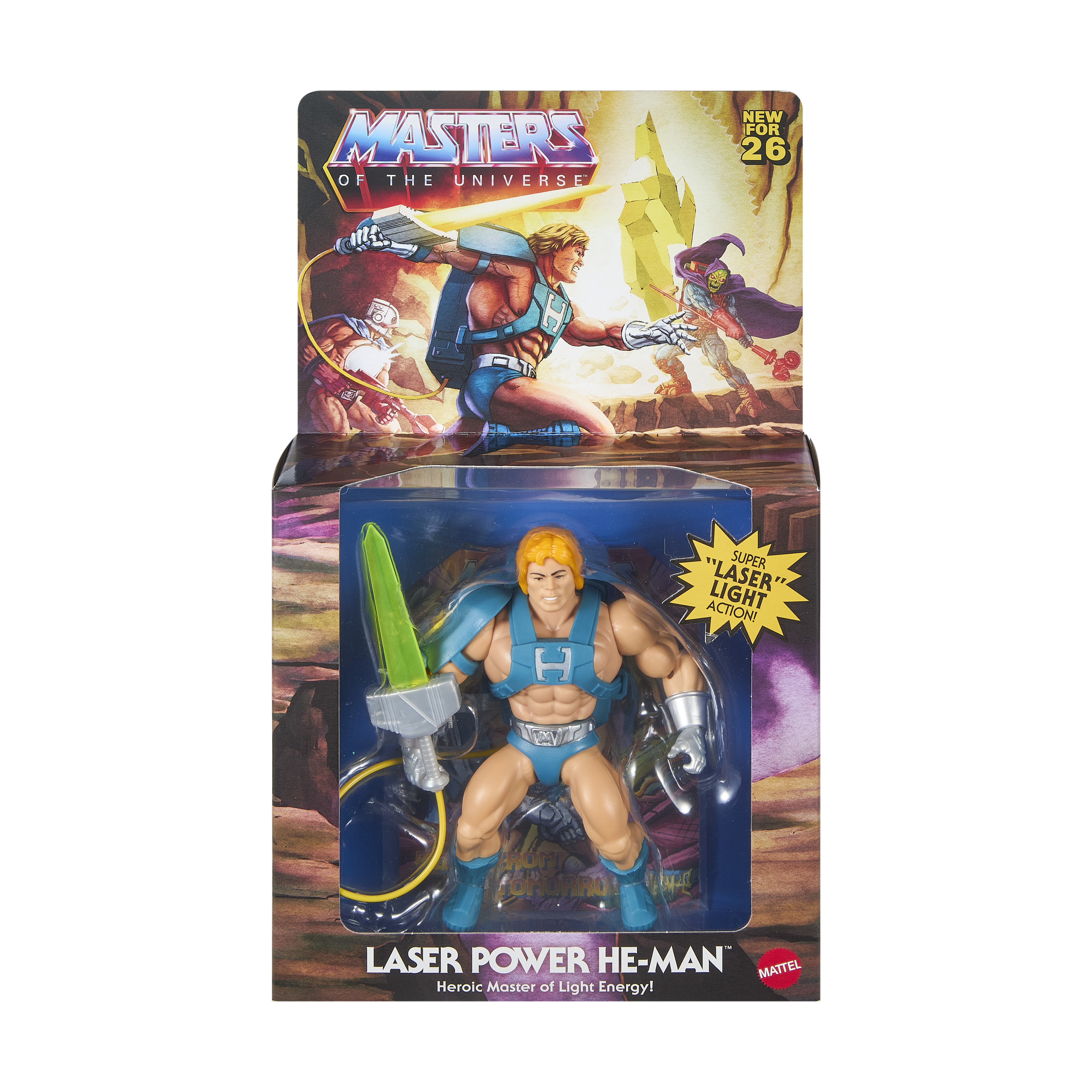 Masters of the Universe: Origins Laser Power He-Man Deluxe Action Figure Gallery Image 11