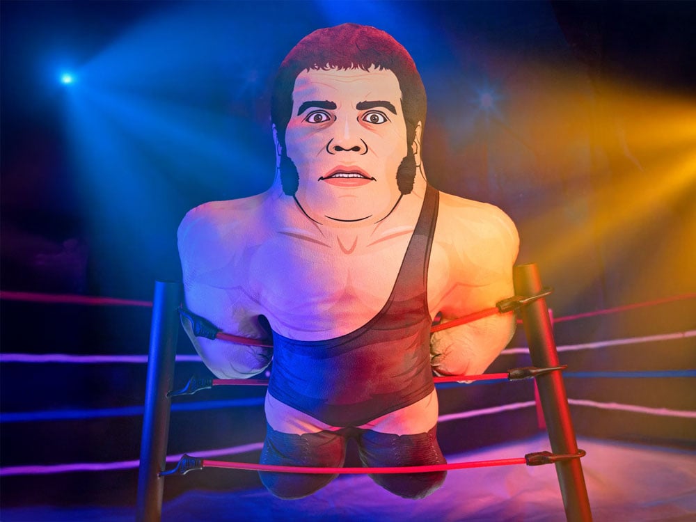 Andre the Giant Bleacher Buddy 28" Plush Gallery Image 1