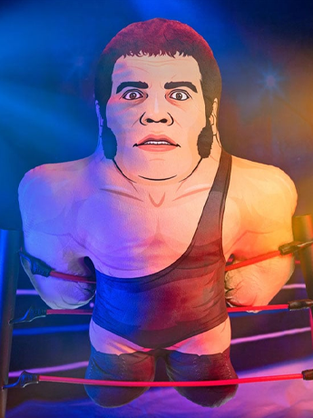 Andre the Giant Bleacher Buddy 28" Plush Gallery Image 2