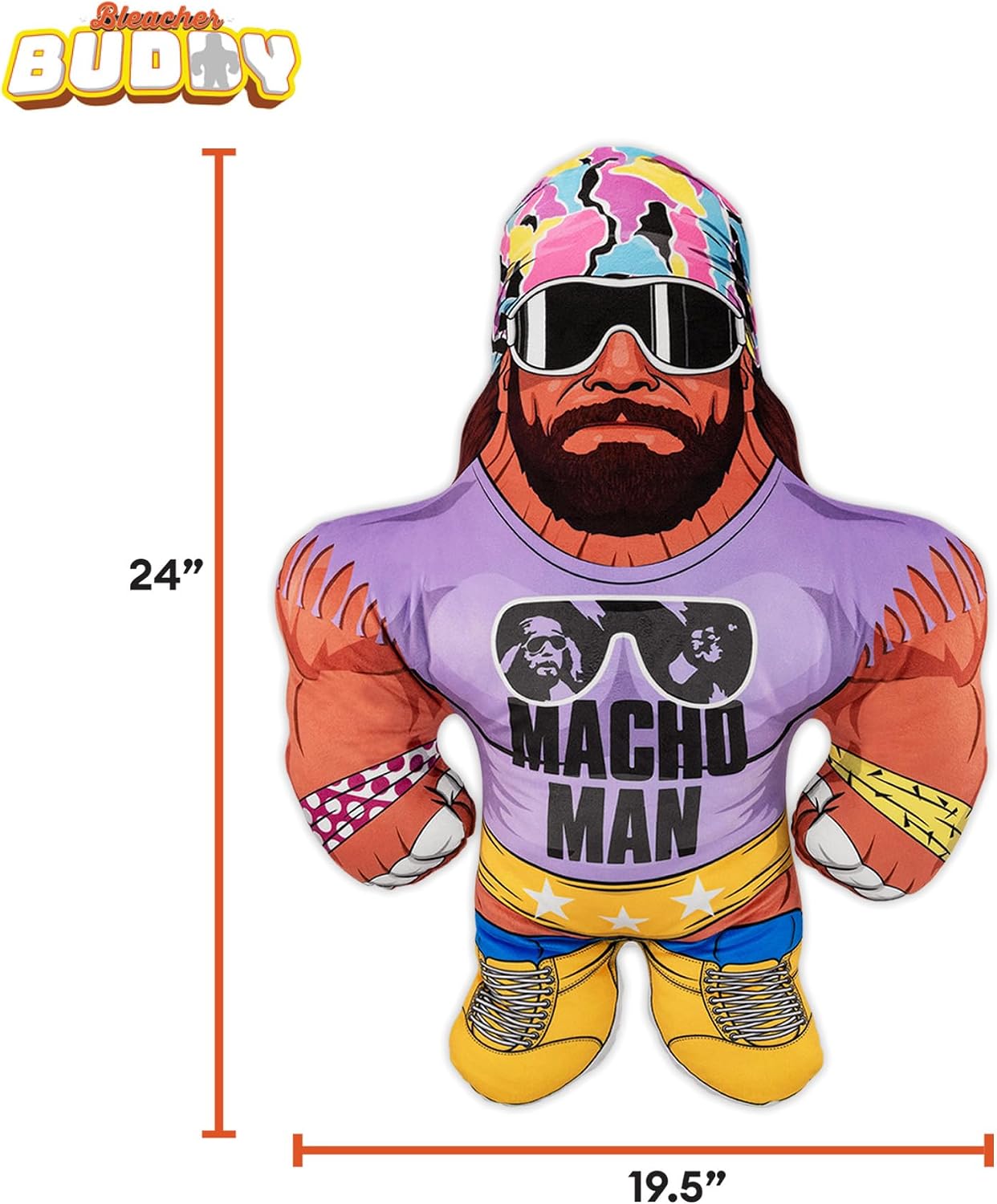 "Macho Man" Randy Savage Bleacher Buddy 24" Plush Gallery Image 8
