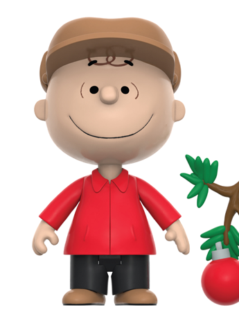 Peanuts ReAction Charlie Brown and Sad Tree (Snow Globe Card Back) Action Figure Gallery Image 2