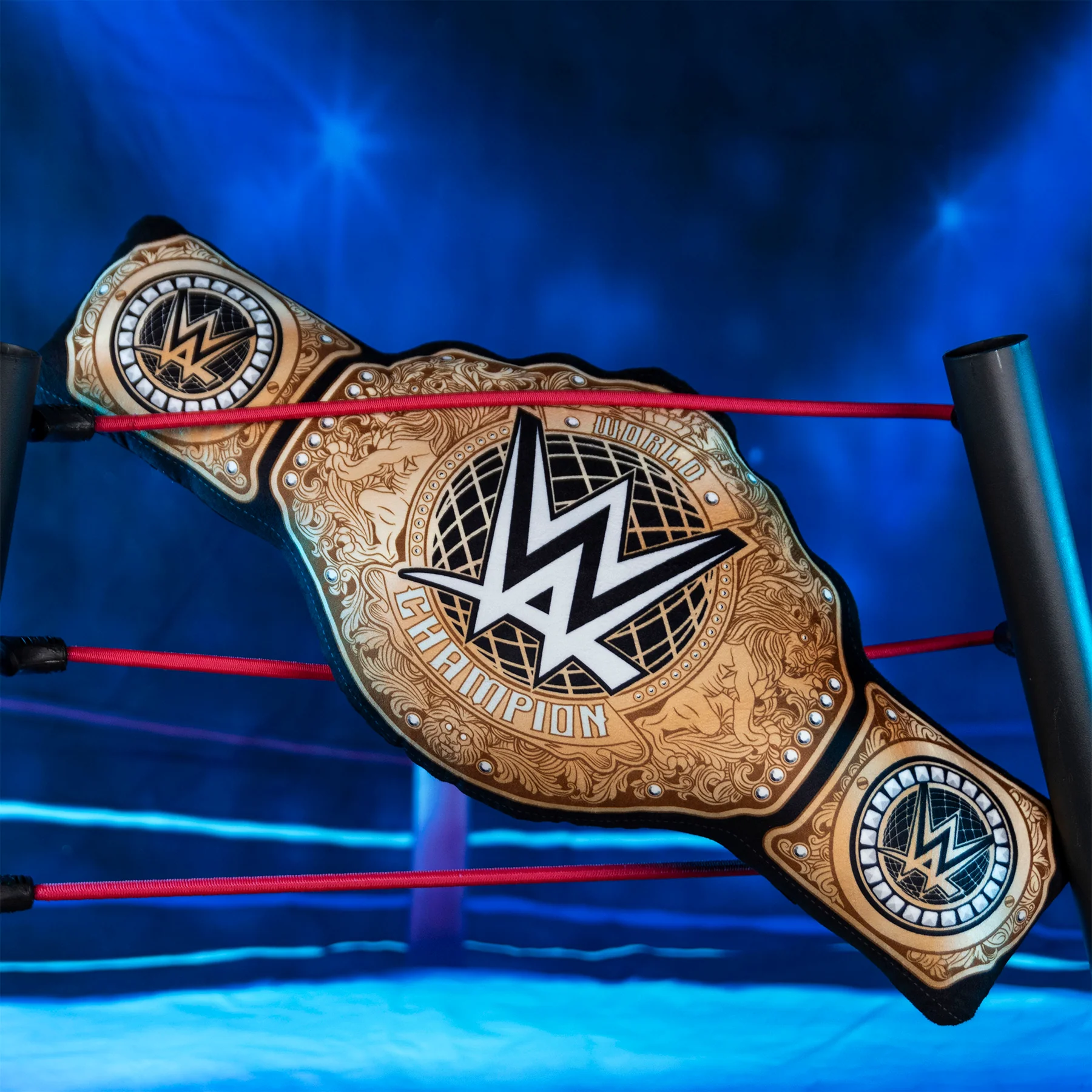 WWE Bleacher Buddy World Heavyweight Championship Belt 24" Plush Gallery Image 8