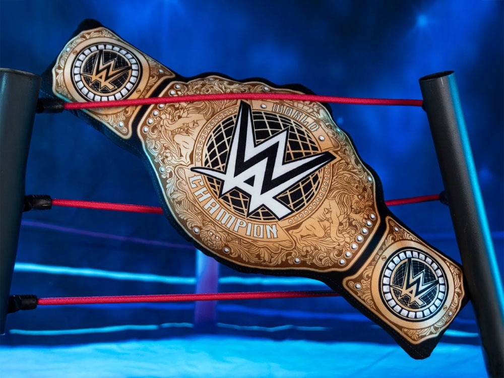 WWE Bleacher Buddy World Heavyweight Championship Belt 24" Plush Gallery Image 1