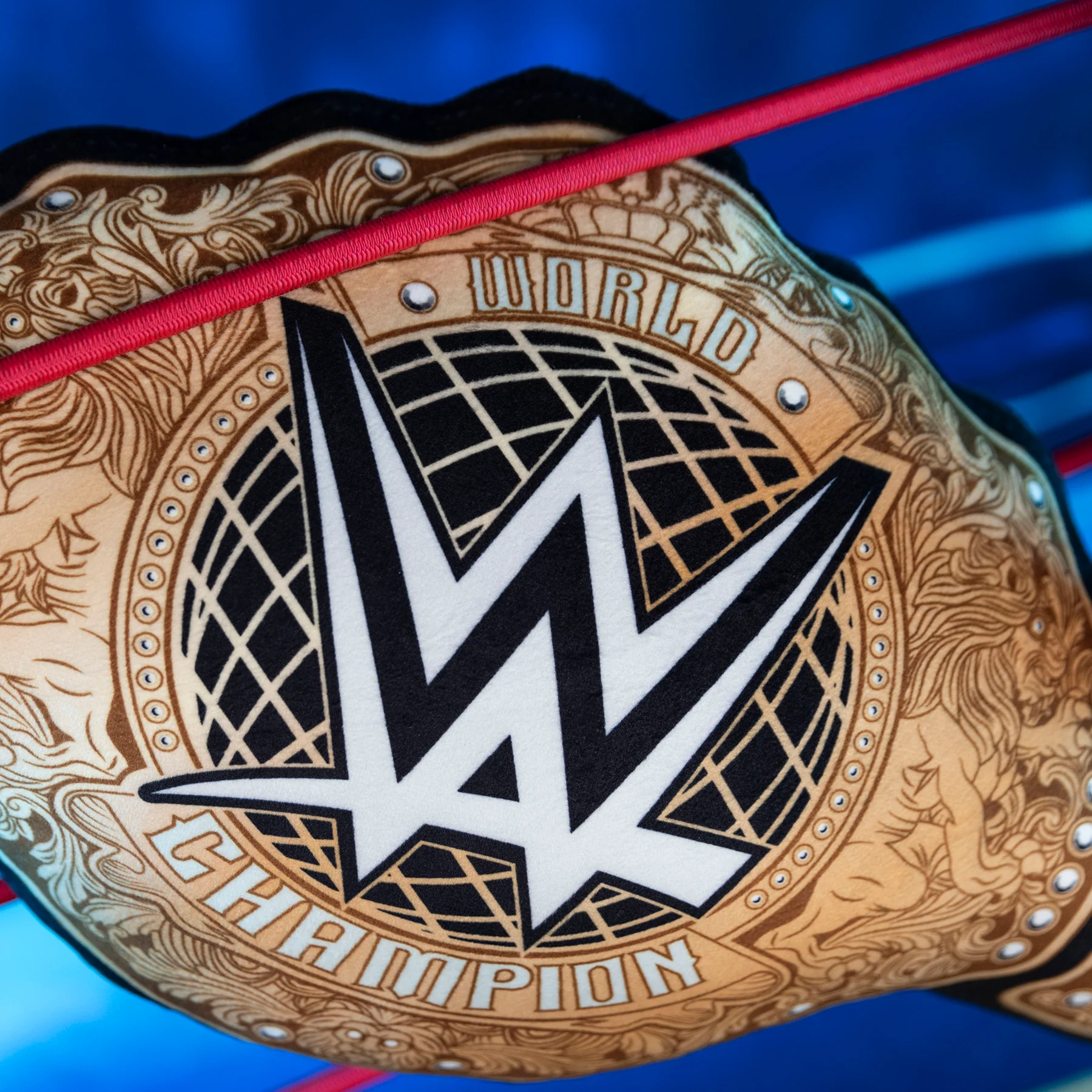 WWE Bleacher Buddy World Heavyweight Championship Belt 24" Plush Gallery Image 3