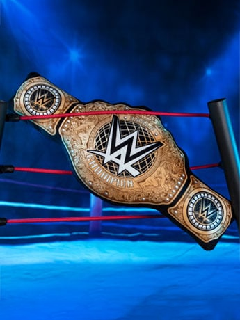 WWE Bleacher Buddy World Heavyweight Championship Belt 24" Plush Gallery Image 2